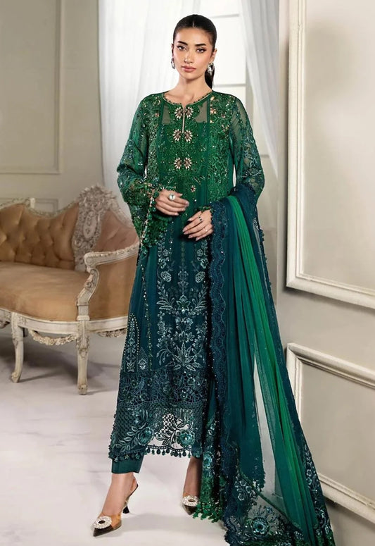 Embroidered Chiffon 3 Piece Unstitched Suit MBC-MPC-25-106 - Party Wear