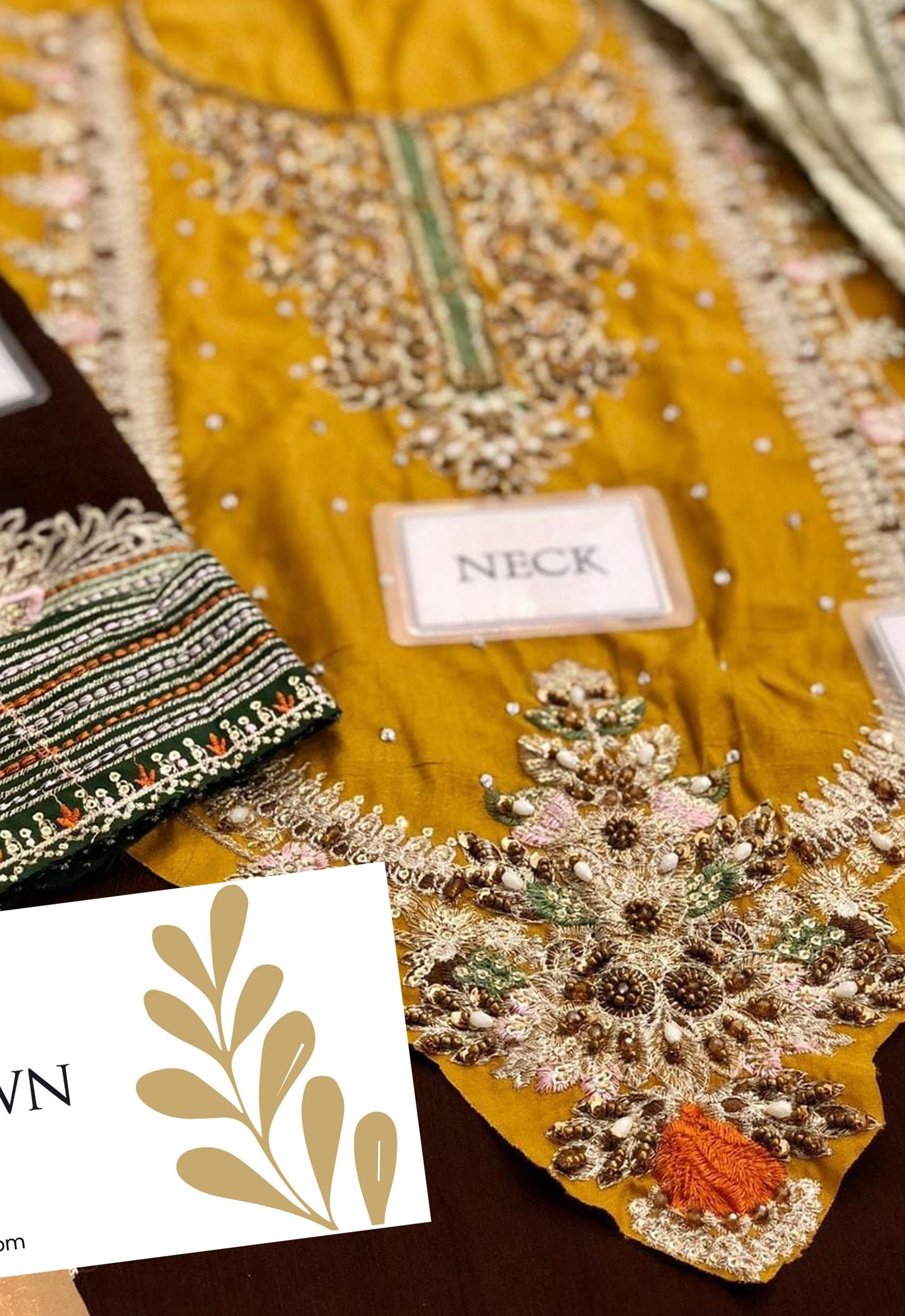 Embroidered Chiffon 3 Piece Unstitched Suit KBC-P-265 - Party Wear