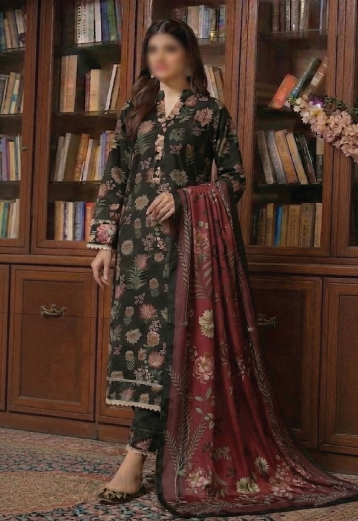 Embroidered Lawn 3 Piece Unstitched Suit ACL-WM-AS-219 - Summer Collection