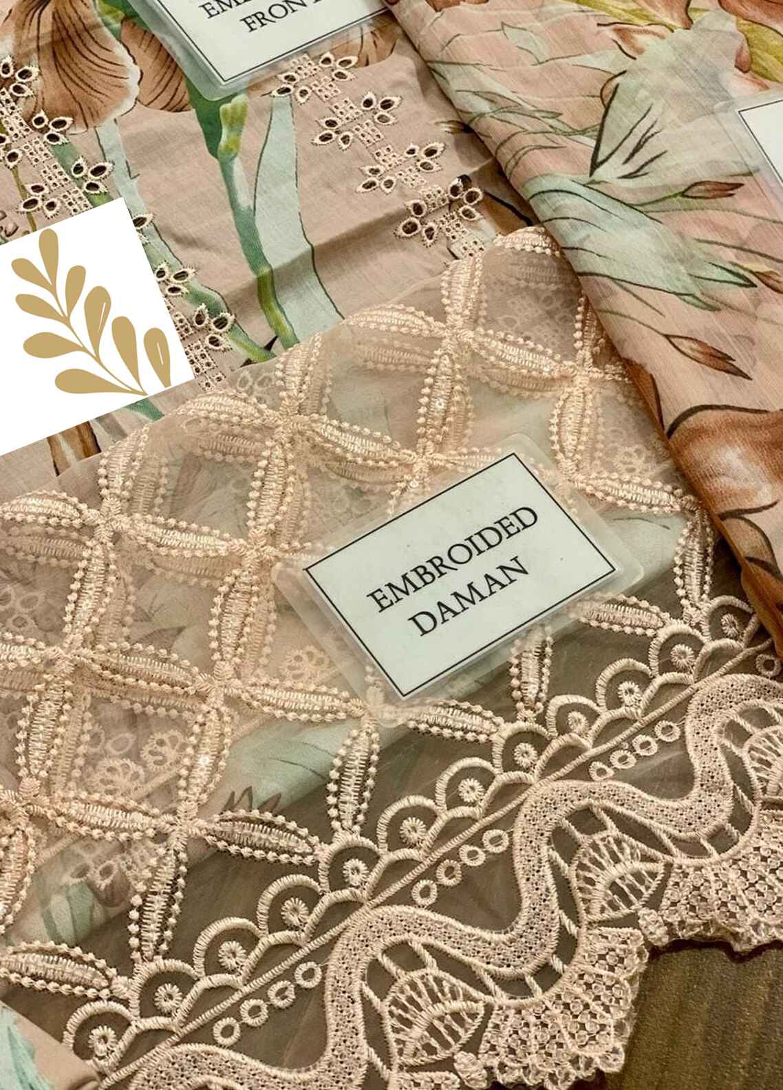 Embroidered Lawn 3 Piece Unstitched Suit MBL-MPT-2502-A-25-Summer Collection