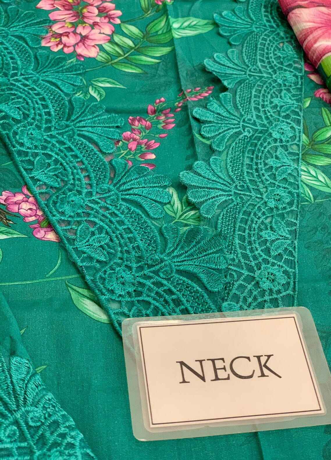 Embroidered Cambric 3 Piece Unstitched Suit MBL-MPT-2301-B-24 -Winter Collection