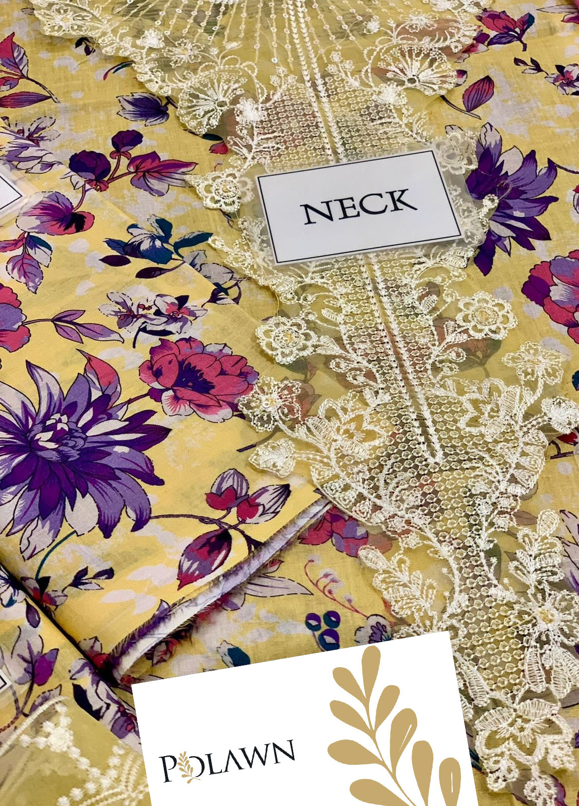 Embroidered Lawn 3 Piece Unstitched Suit AL-Tuscany-24 - Summer Collection