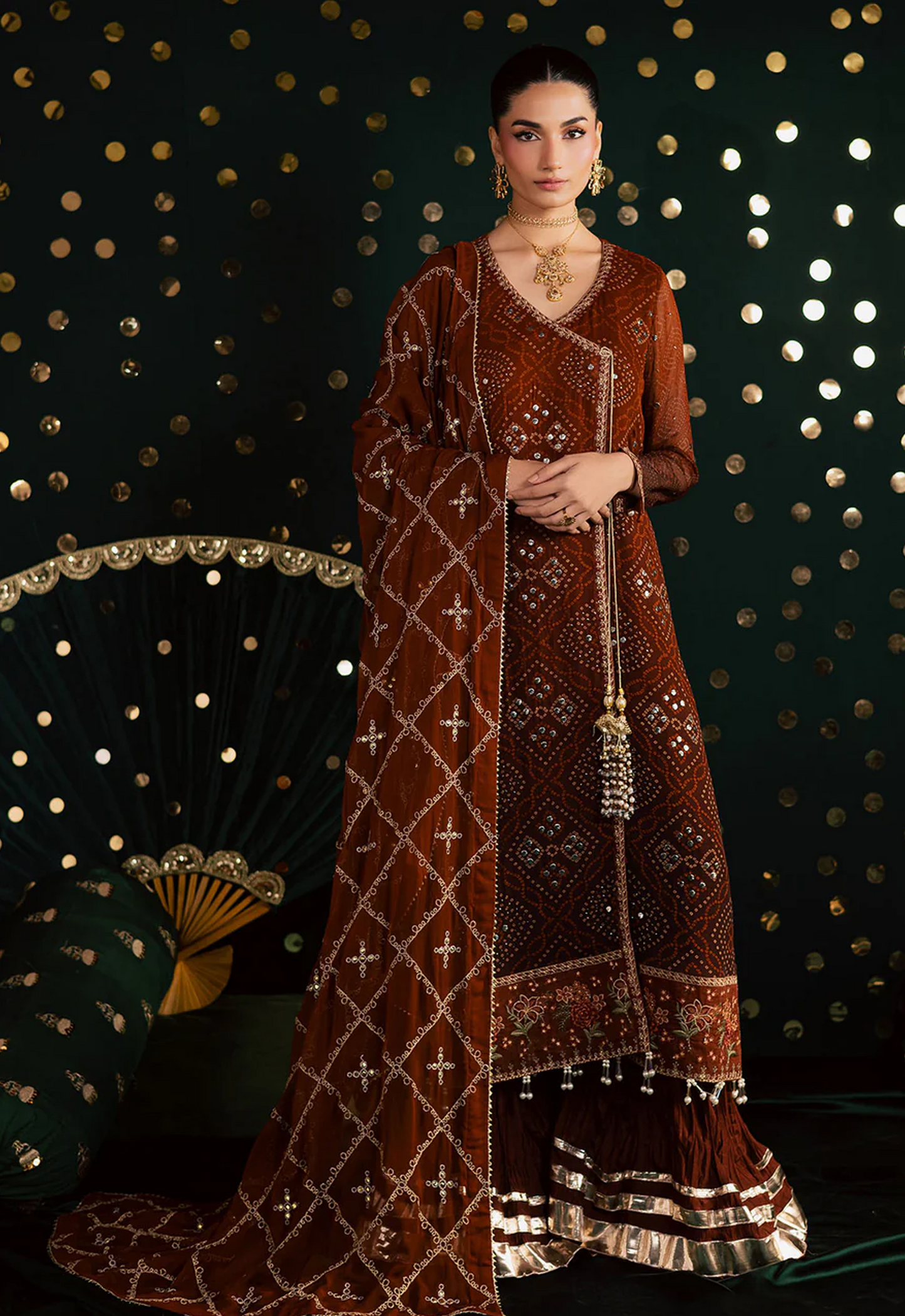 Embroidered Lawn 3 Piece Unstitched Suit NL-MK-19 - Summer Collection