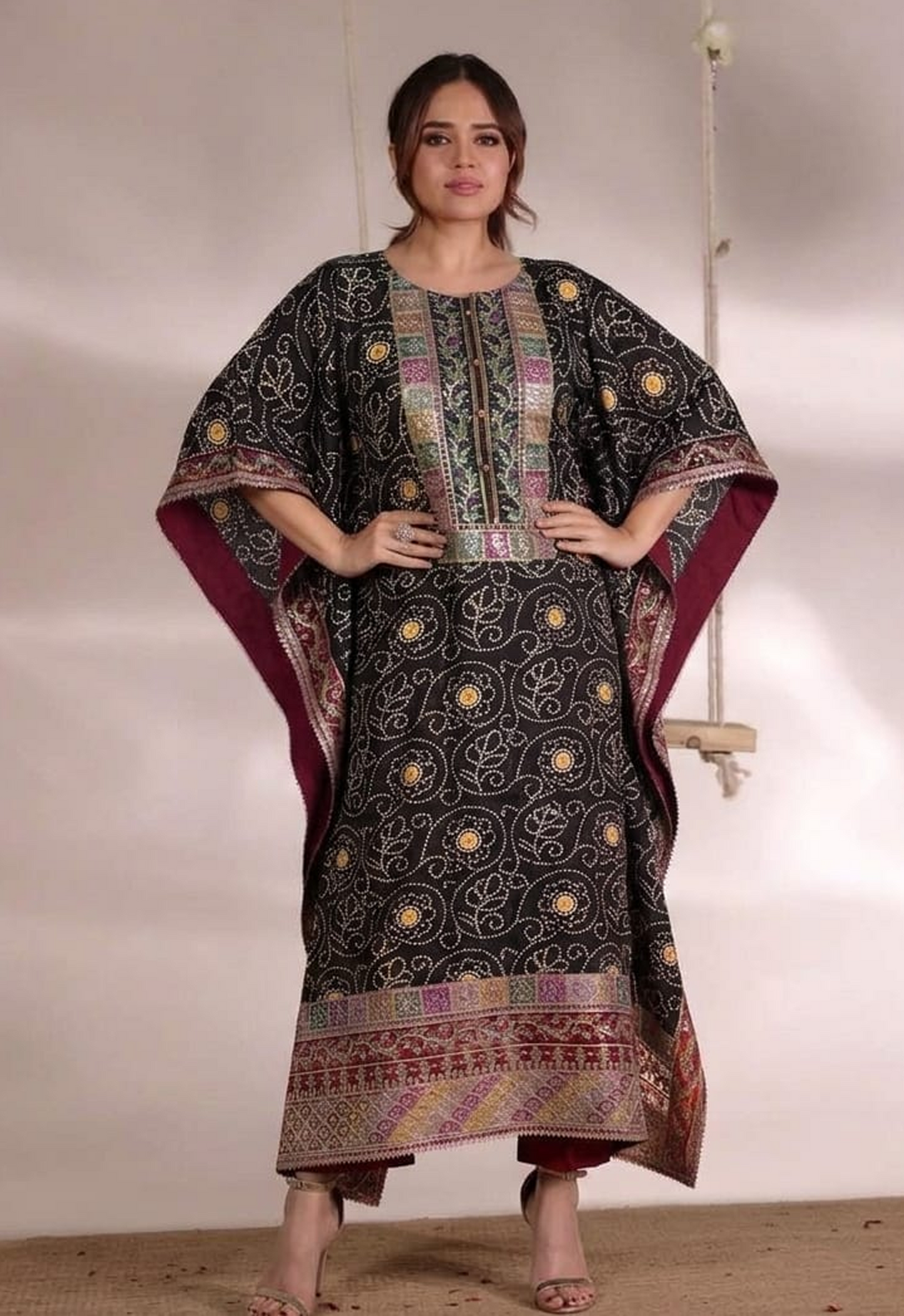 Embroidered Lawn 3 Piece Unstitched Suit BLACK-ACL-EID-08-B - Summer Collection