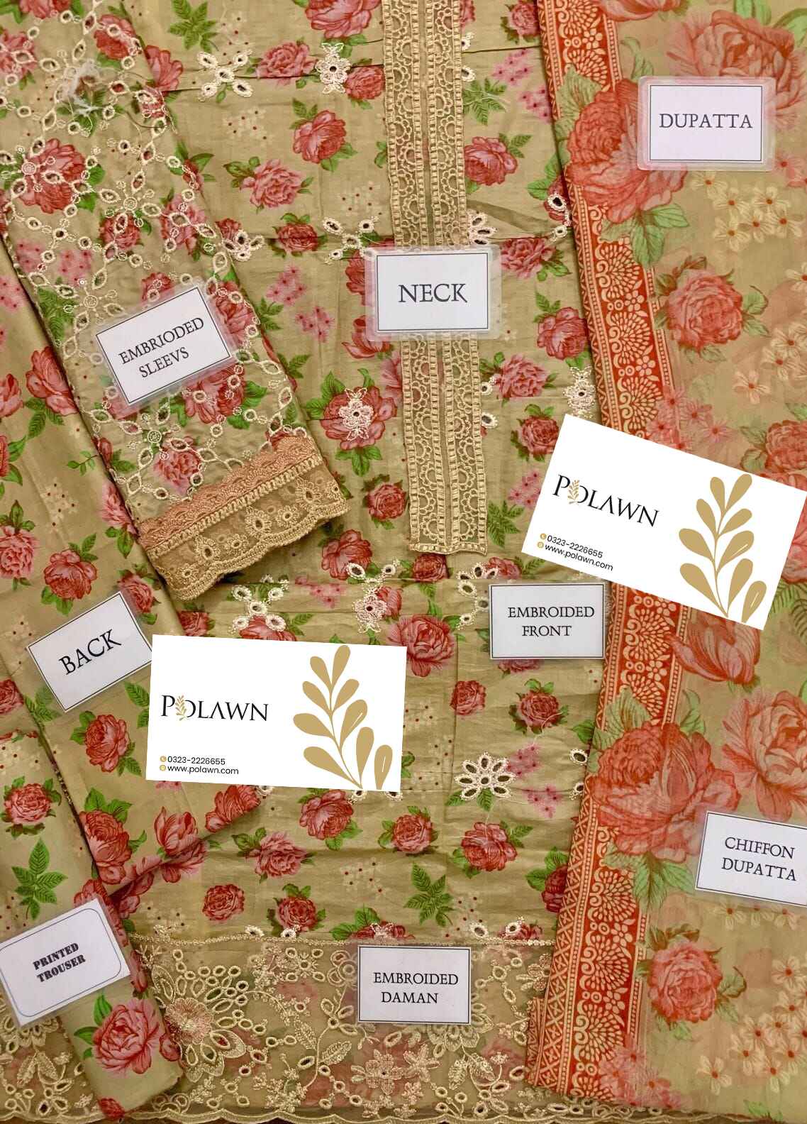 Embroidered Lawn 3 Piece Unstitched Suit IL-SFL-05-Radiance - Summer Collection