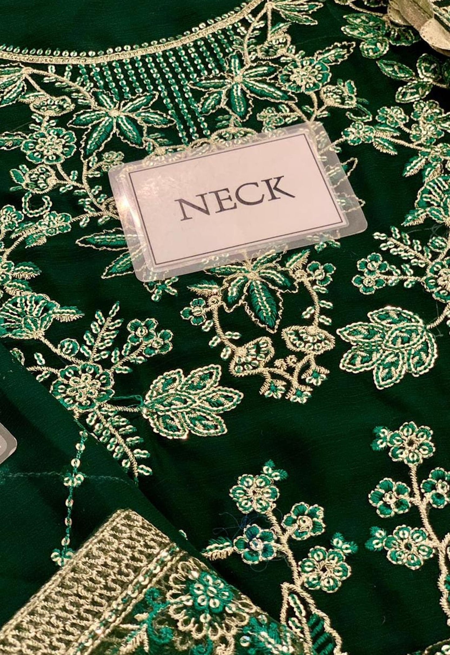 Embroidered Chiffon 3 Piece Unstitched Suit SC-CT 25004-25 - Party Wear