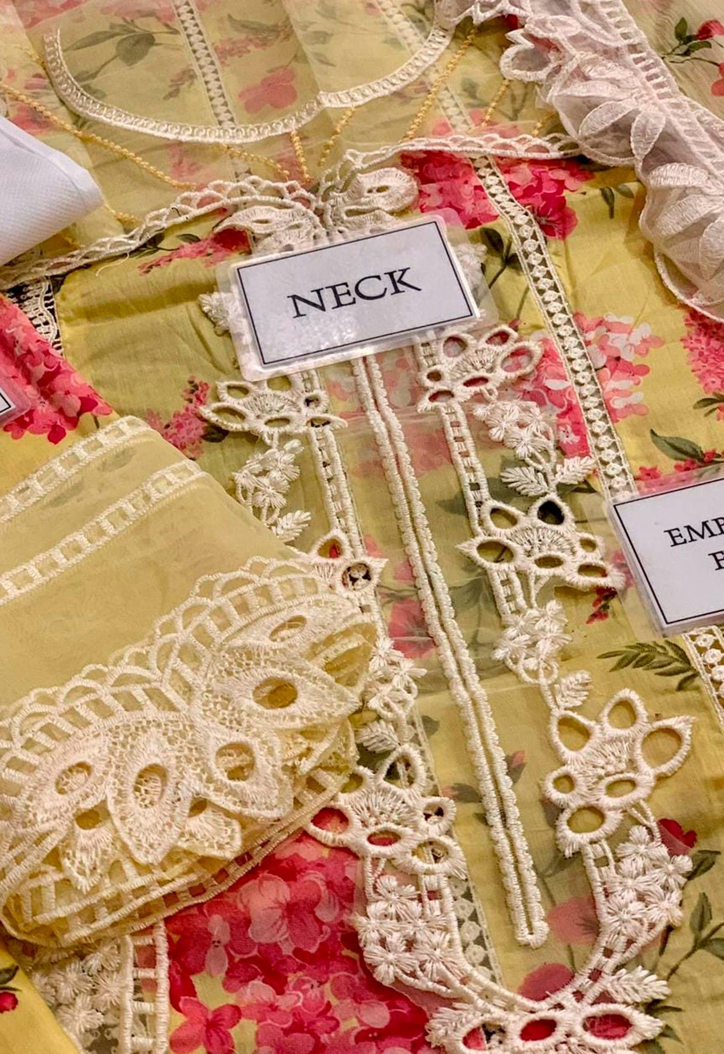 Embroidered Lawn 3 Piece Unstitched Suit CSSL-D03-A-25 - Summer Collection