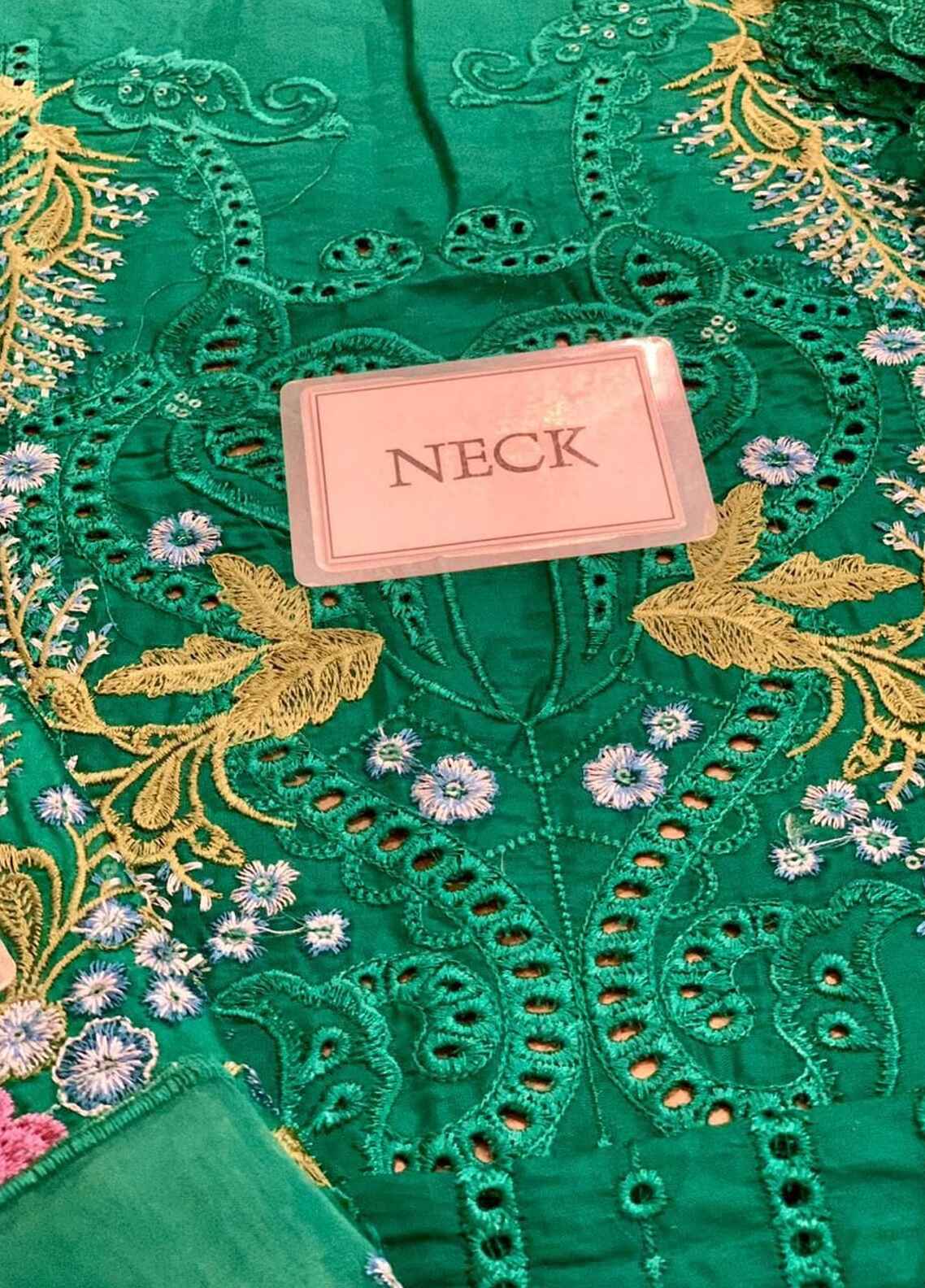 Embroidered Lawn 3 Piece Unstitched Suit MBL-EID-24-02 - Summer Collection