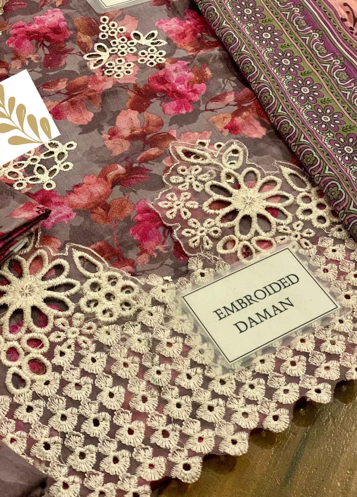 Embroidered Lawn 3 Piece Unstitched Suit BL-UF-579 - Summer Collection