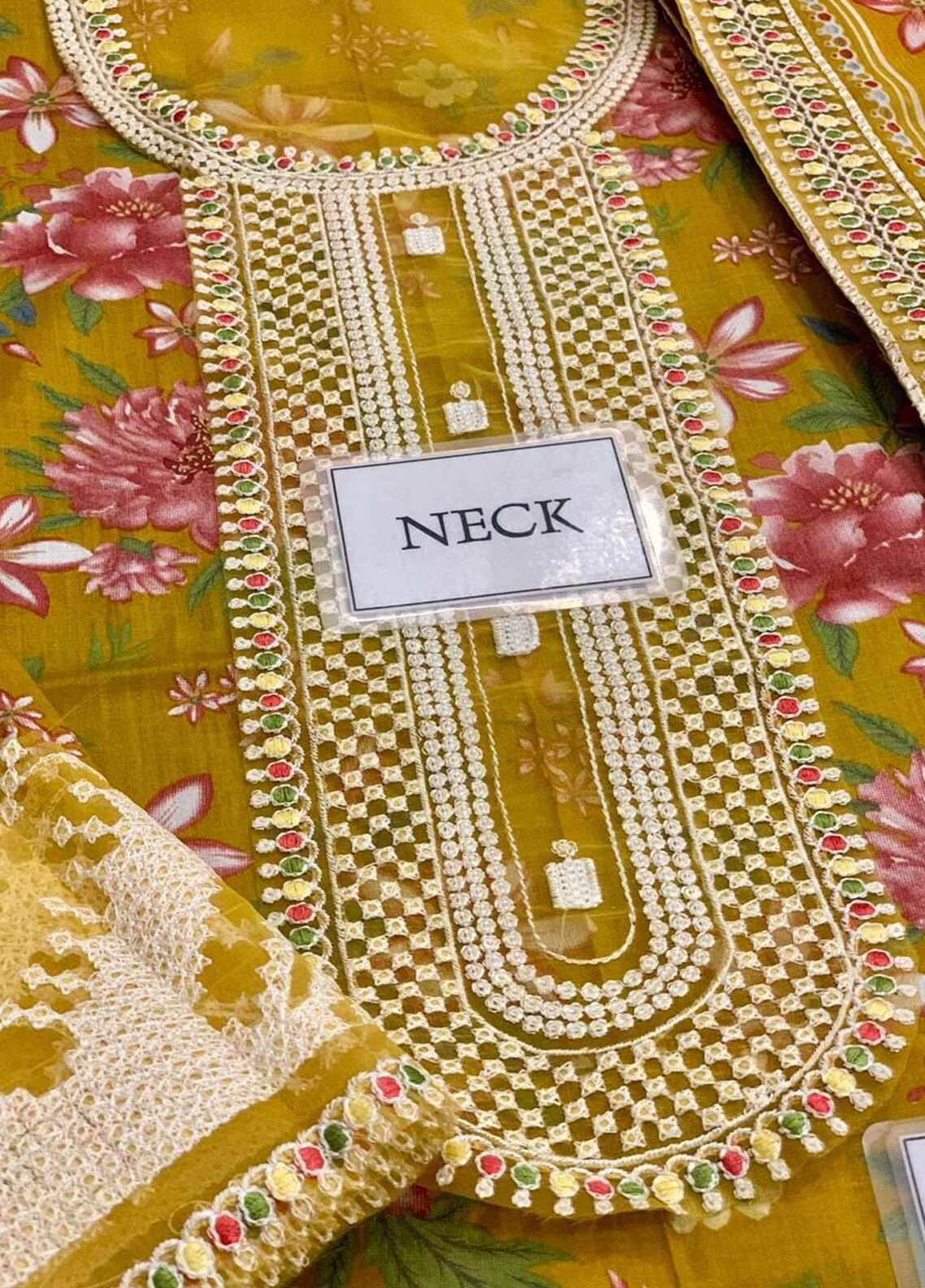Embroidered Lawn 3 Piece Unstitched Suit BL-UF-509 - Summer Collection