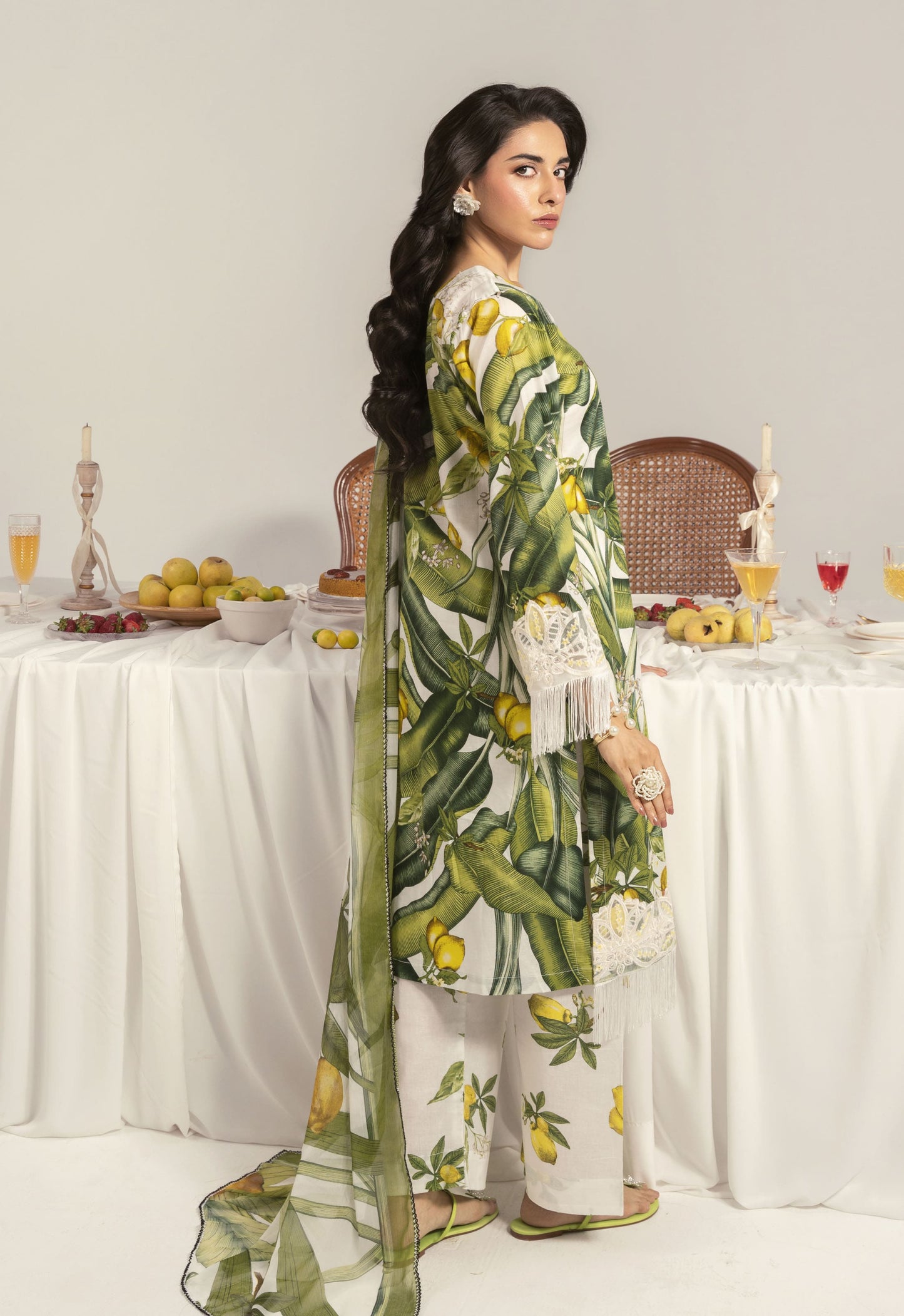 Nayab By Polawn Embroidered Stitched 3 Piece Lawn Suit PD-25-416-A-Ready to Wear