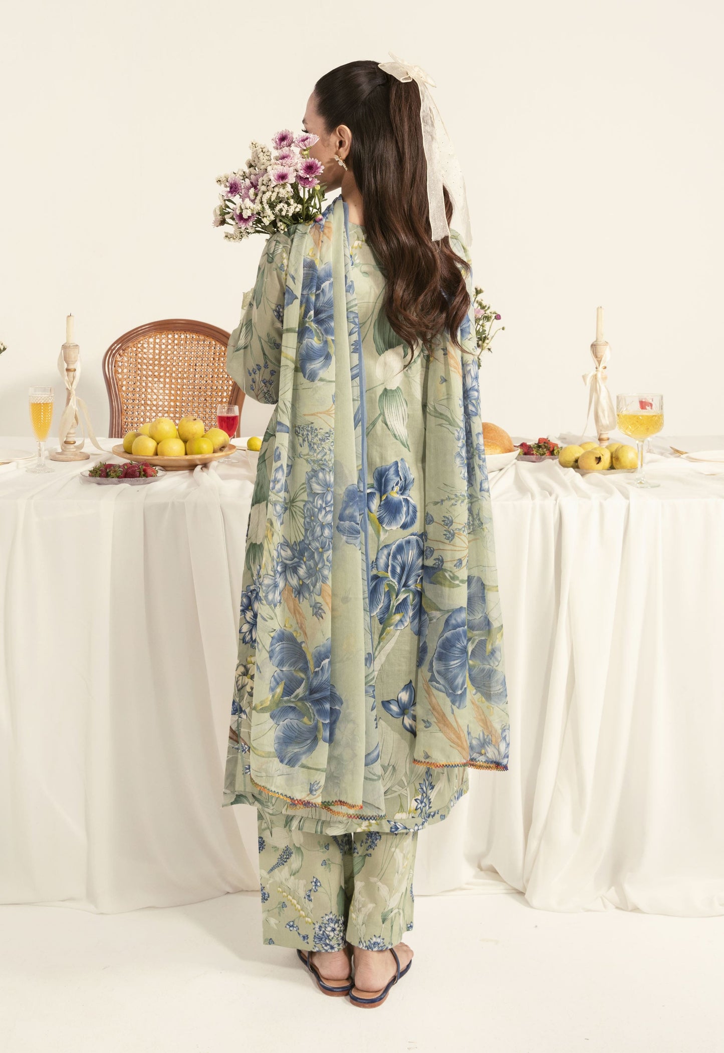 Nayab By Polawn Embroidered Stitched 3 Piece Lawn Suit PD-25-417-B-Ready to Wear