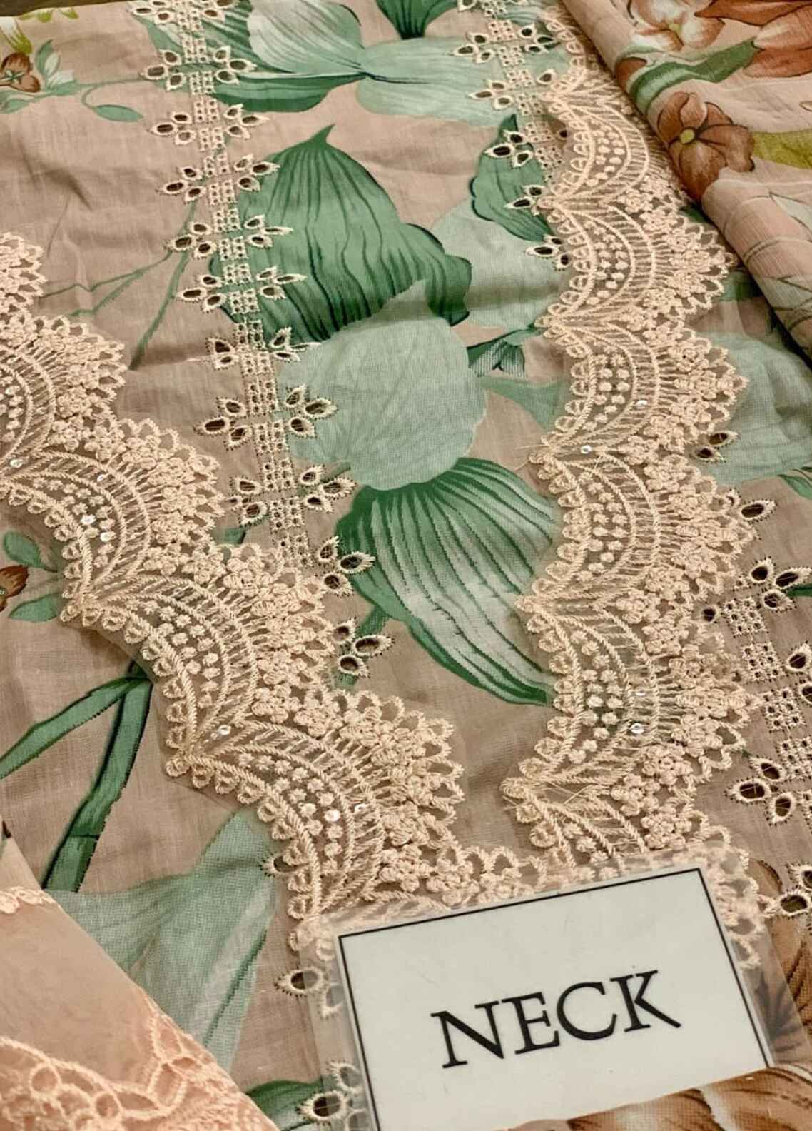 Embroidered Lawn 3 Piece Unstitched Suit MBL-MPT-2502-A-25-Summer Collection
