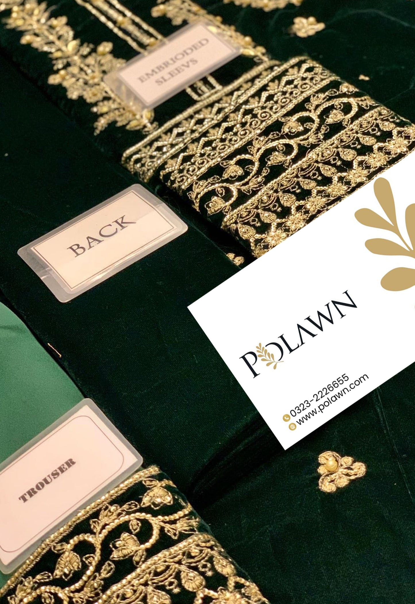 Embroidered Unstitched 3 Piece Velvet Suit ACV-VT-09 - Party Wear