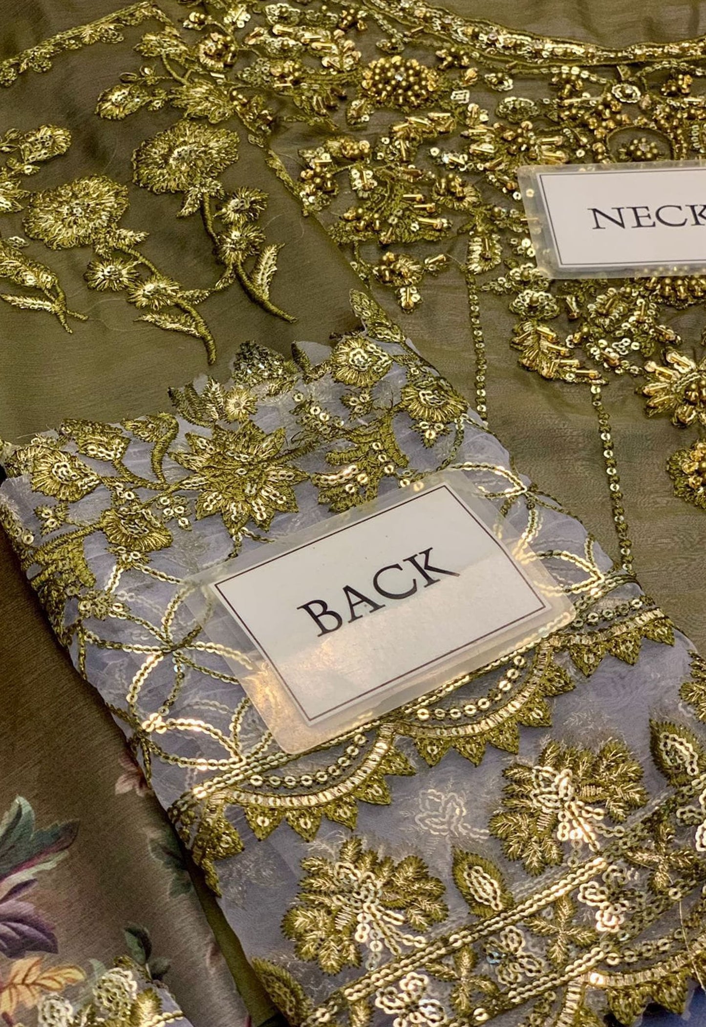 Embroidered Chiffon 3 Piece Unstitched Suit CC-VSL25-31 - Party Wear