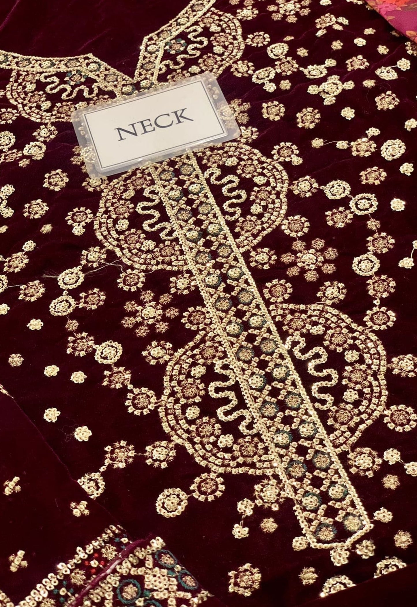 Embroidered Unstitched 3 Piece Velvet Suit JV-CVF-D05-25 - Party Wear