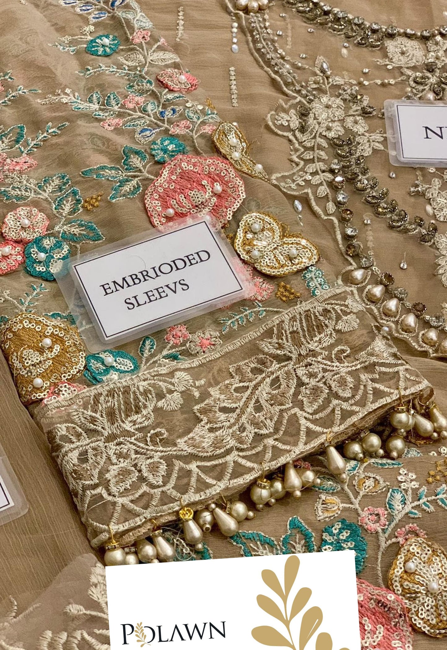 Embroidered Chiffon 3 Piece Unstitched Suit MBC-MPC-25-107 - Party Wear