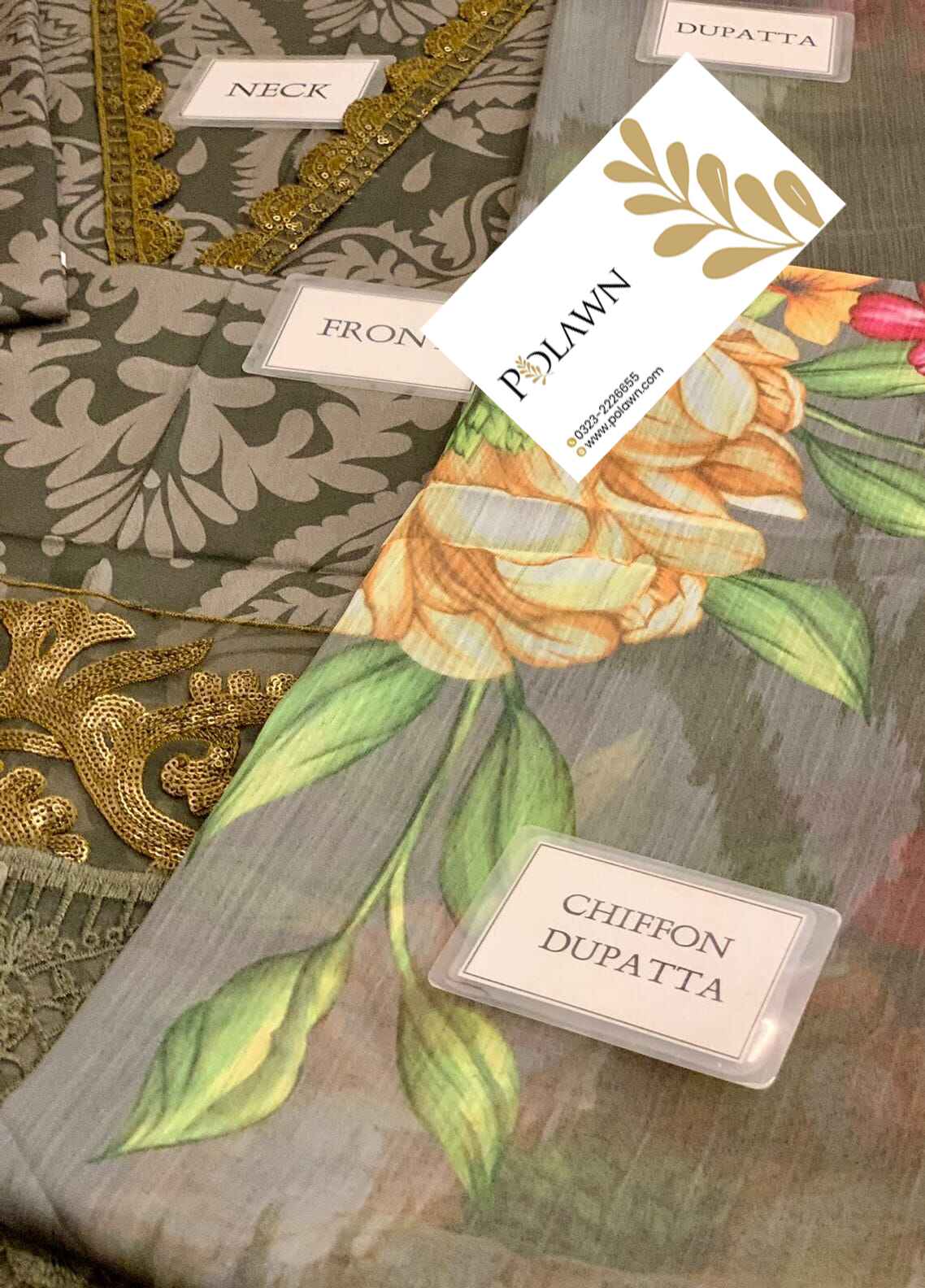 Embroidered Cambric 3 Piece Unstitched Suit MBL-MPT-2307-A-24-Winter Collection