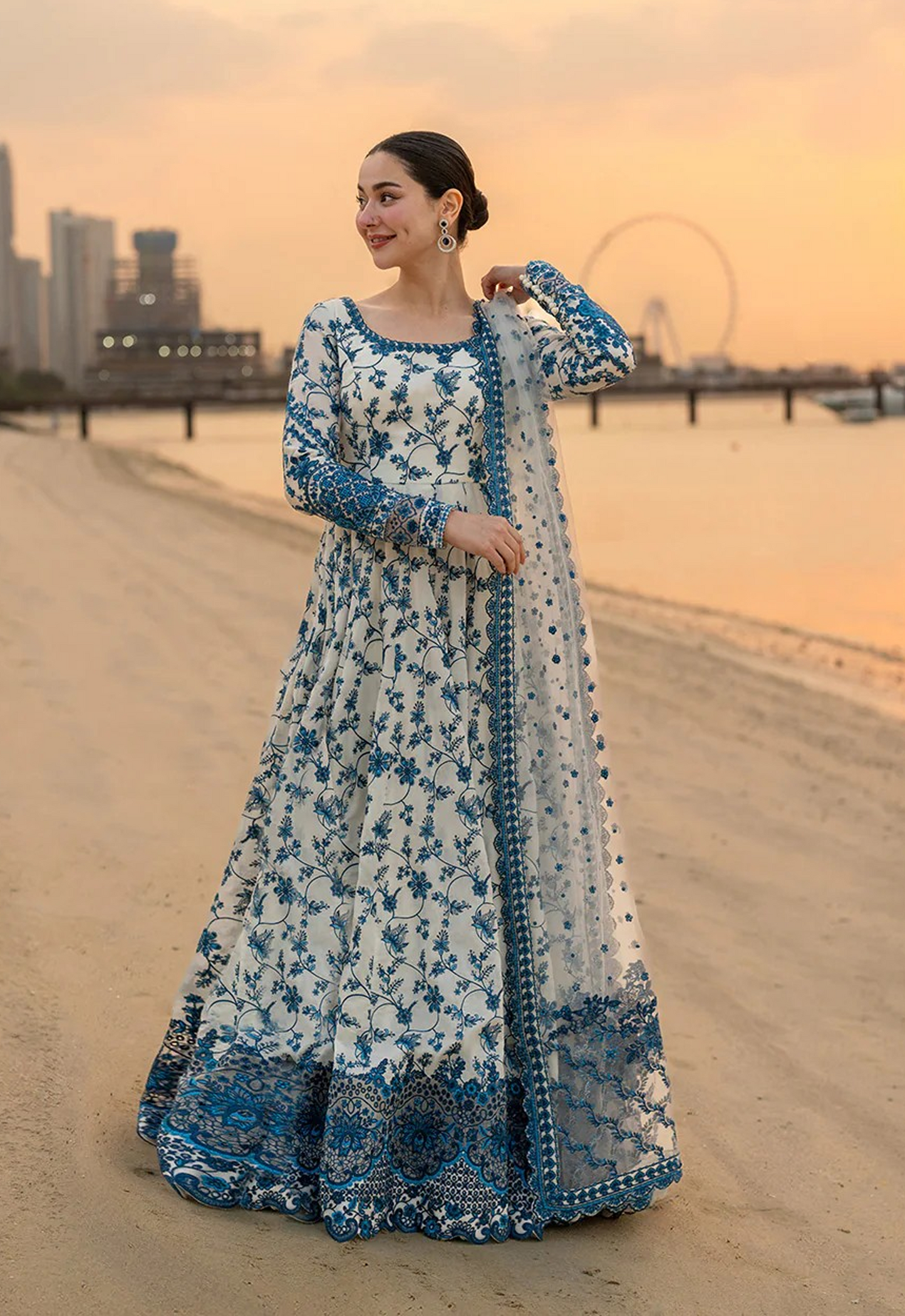 Embroidered Lawn 3 Piece Unstitched Suit FSL-Jehona-26 - Summer Collection