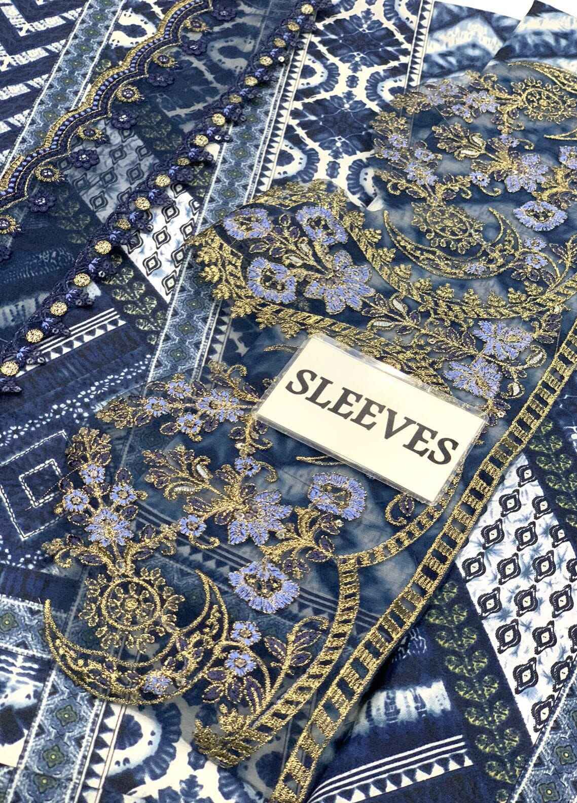 Embroidered Lawn 3 Piece Unstitched Suit MBL-MPT-2208-B-24- Summer Collection