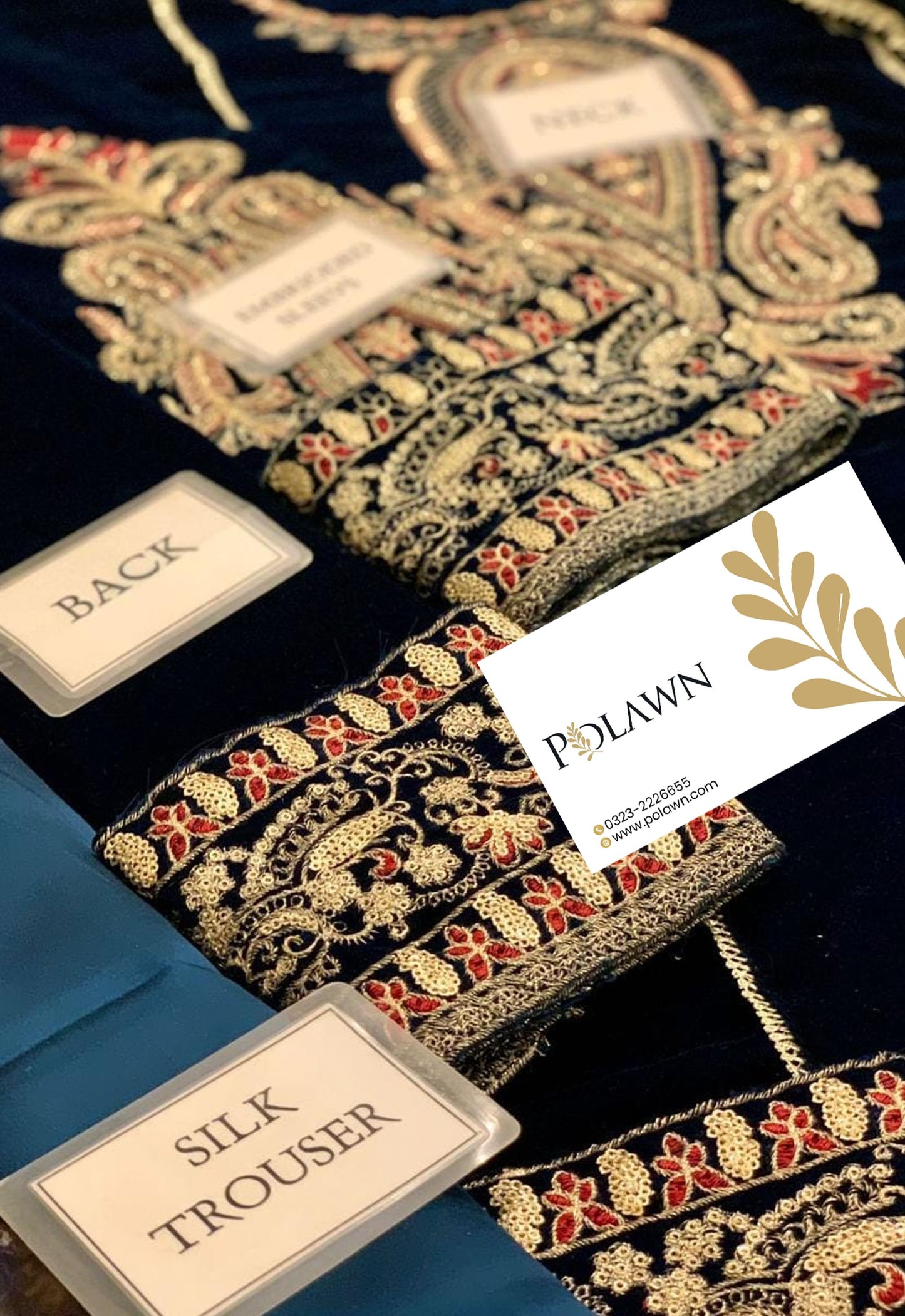 Embroidered Unstitched 3 Piece Velvet Suit ACV-VT-07-A-25 - Party Wear