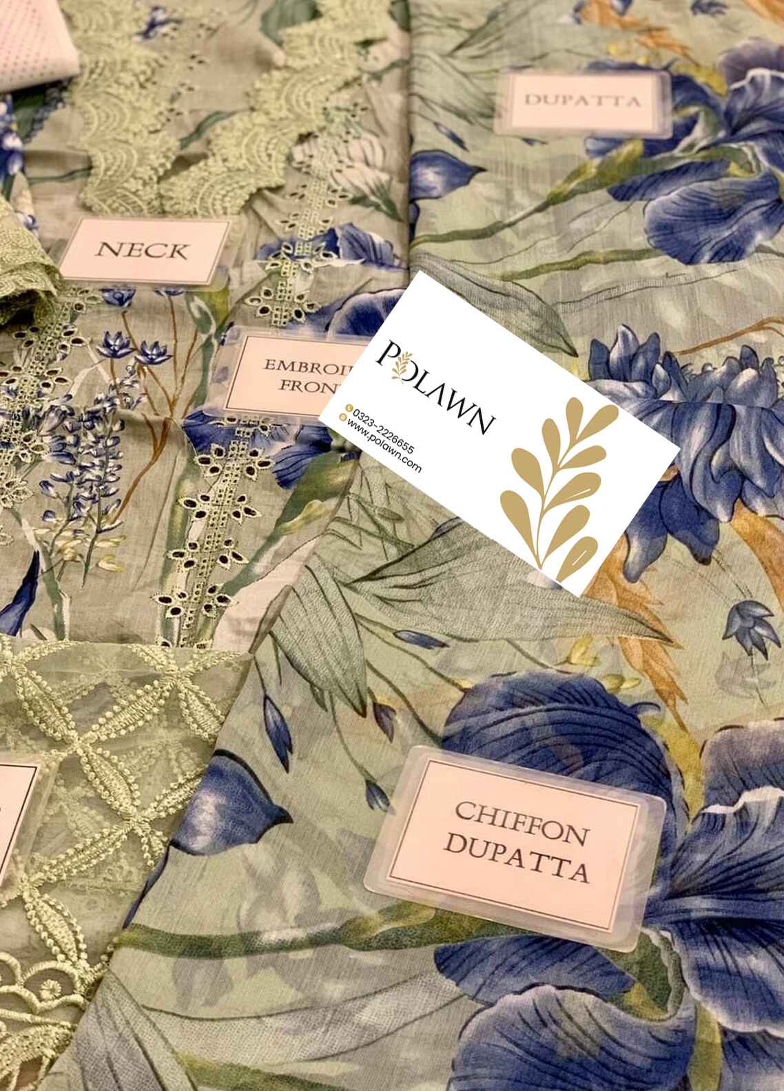 Embroidered Lawn 3 Piece Unstitched Suit MBL-MPT-2502-B-25-Summer Collection