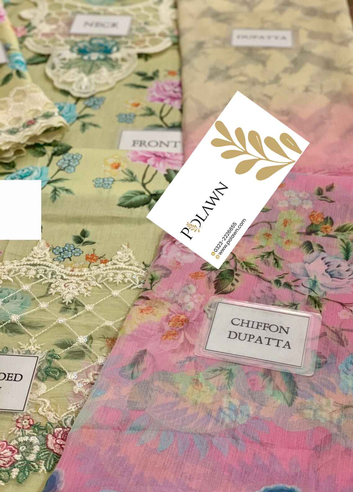 Embroidered Lawn 3 Piece Unstitched Suit BIL-71-B - Summer Collection