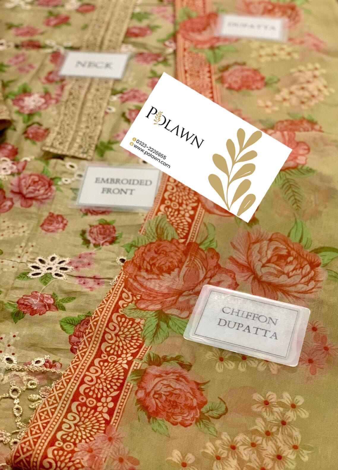 Embroidered Lawn 3 Piece Unstitched Suit IL-SFL-05-Radiance - Summer Collection