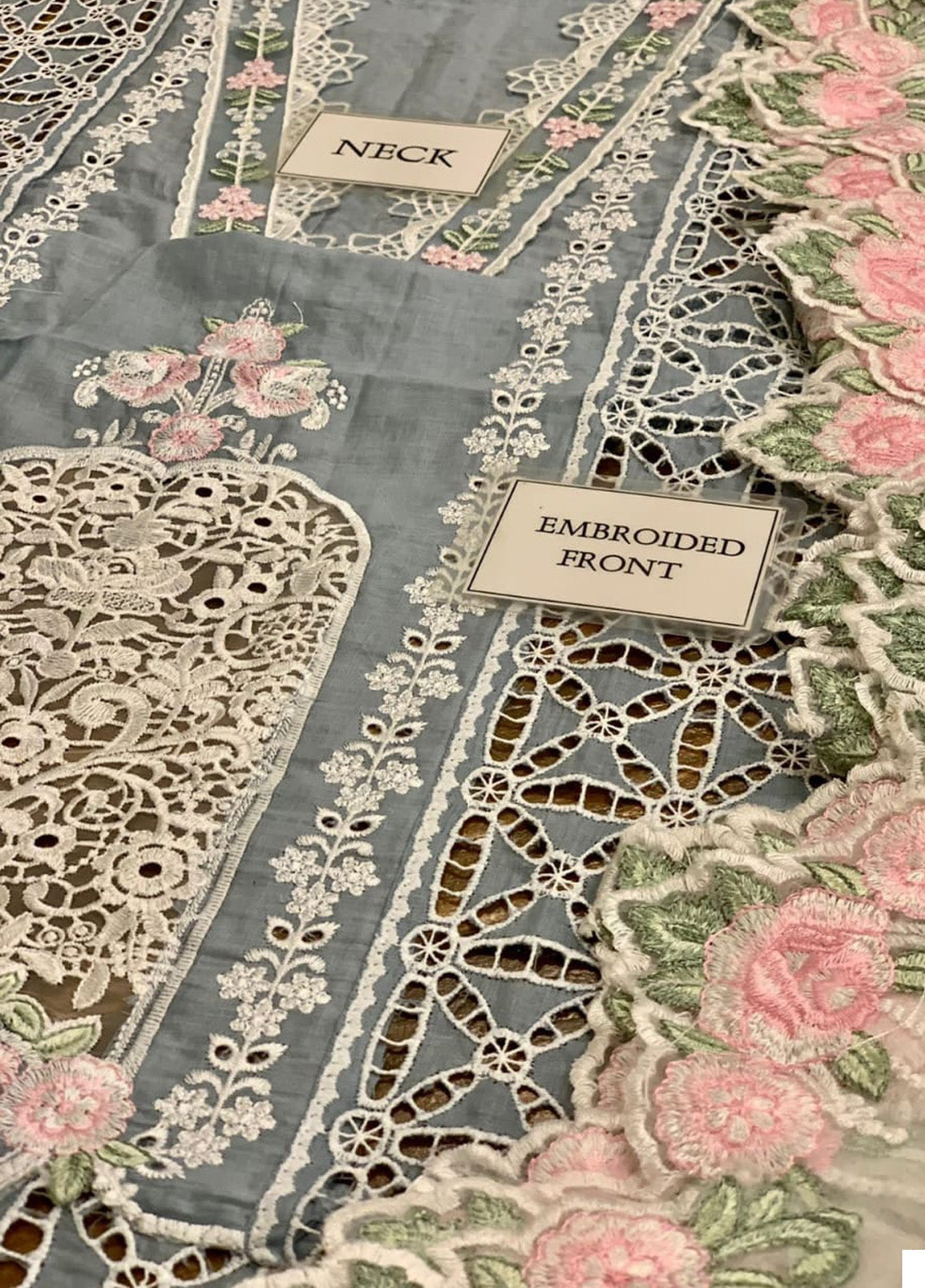 Embroidered Lawn 3 Piece Unstitched Suit MBL-EL-23-10 Summer Collection