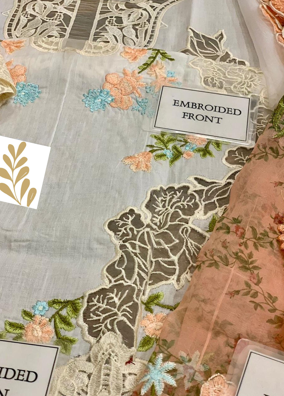 Embroidered Lawn 3 Piece Unstitched Suit CSSL-Meadows-D01-A-23 - Summer Collection