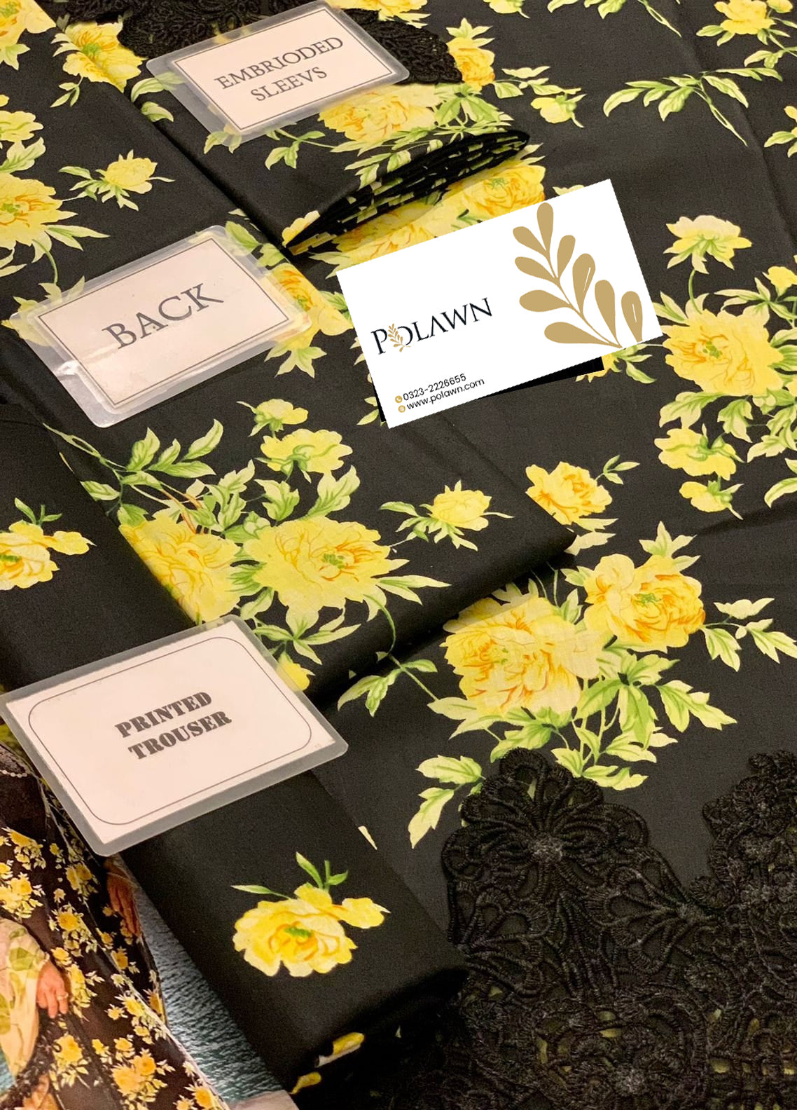 Embroidered Lawn 3 Piece Unstitched Suit ESL-06A ECLIPSED DREAM - Summer Collection
