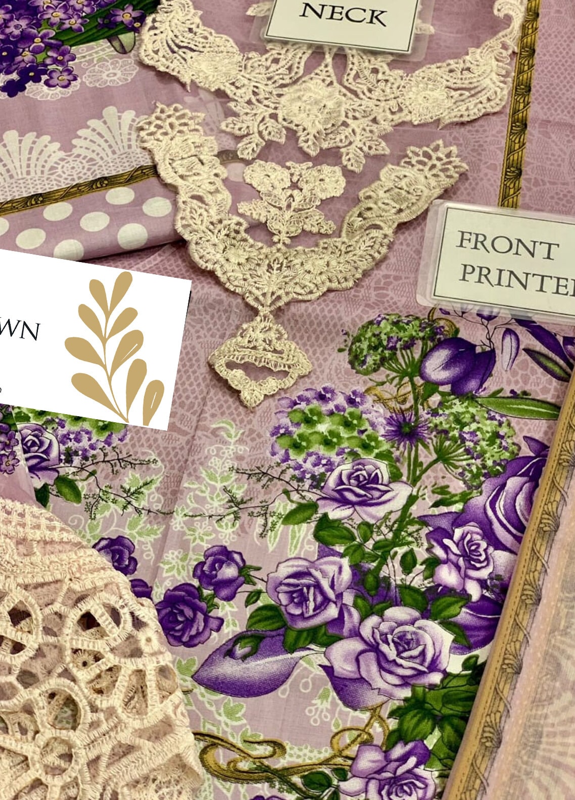 Embroidered Lawn 3 Piece Unstitched Suit ESL-07A-CUPID - Summer Collection