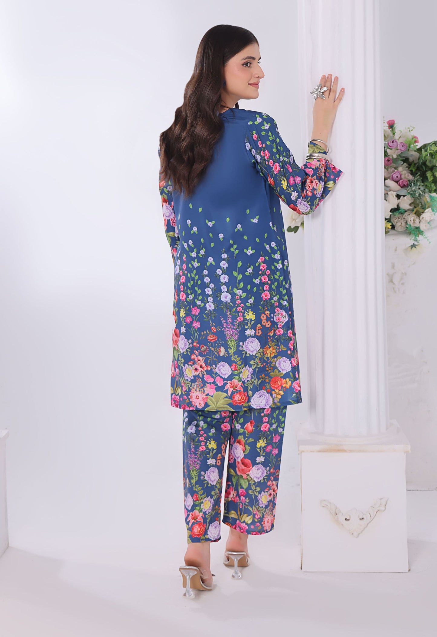 Polawn Printed Stitched 2 Piece Poly Lawn Suit PB-POLY LAWN-102-A - Basic Pret