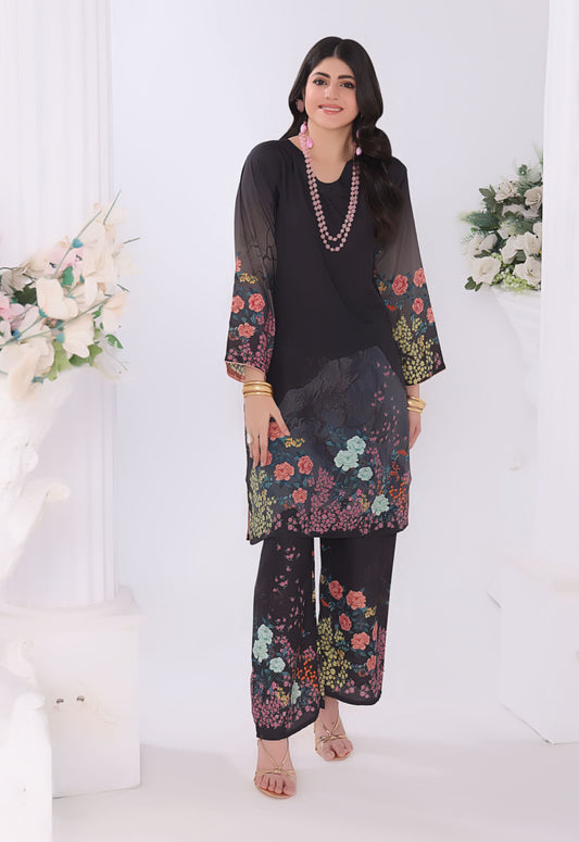 Polawn Printed Stitched 2 Piece Poly Lawn Suit PB-POLY LAWN-104-B - Basic Pret