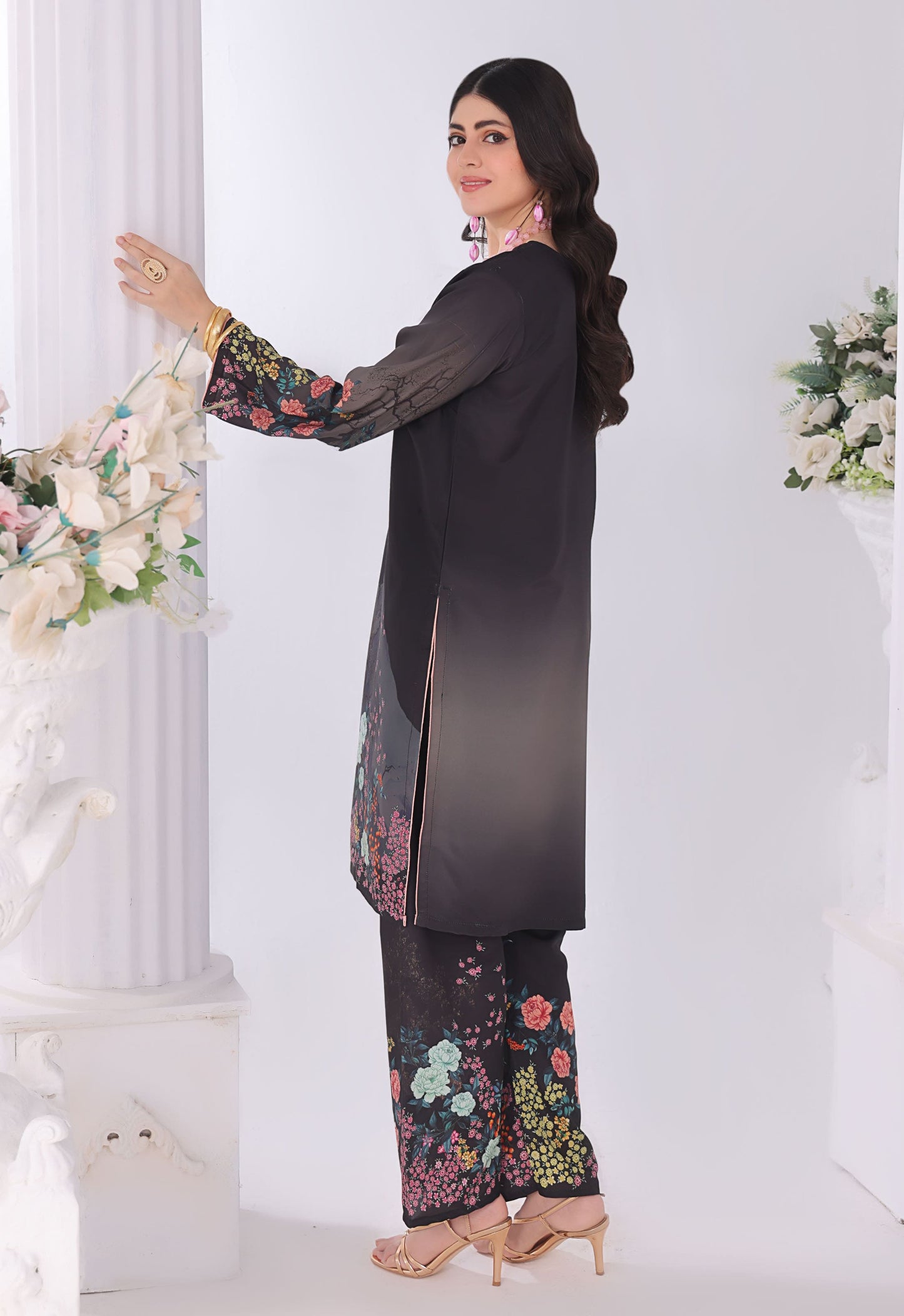 Polawn Printed Stitched 2 Piece Poly Lawn Suit PB-POLY LAWN-104-B - Basic Pret