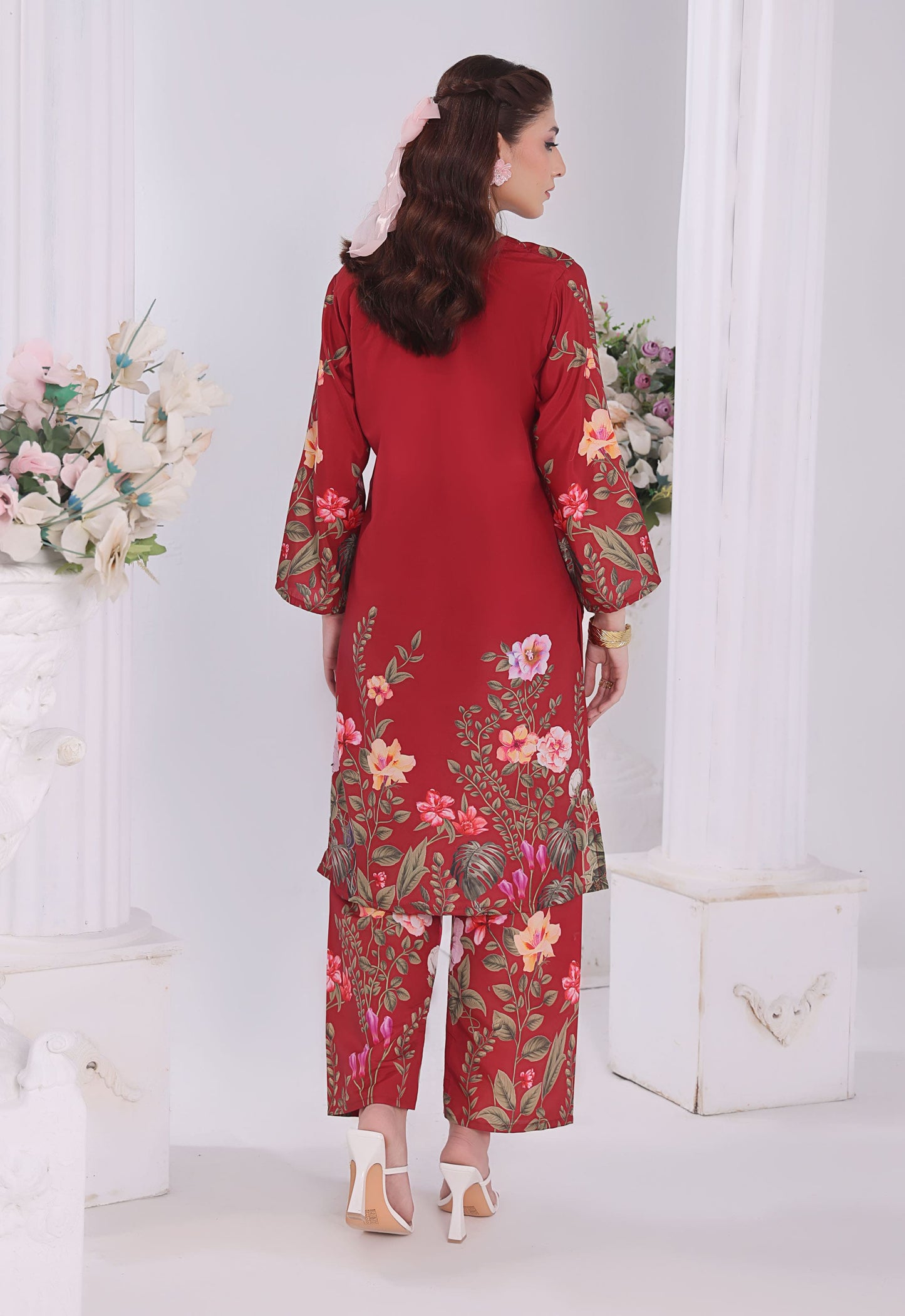 Polawn Printed Stitched 2 Piece Poly Lawn Suit PB-POLY LAWN-105-B - Basic Pret