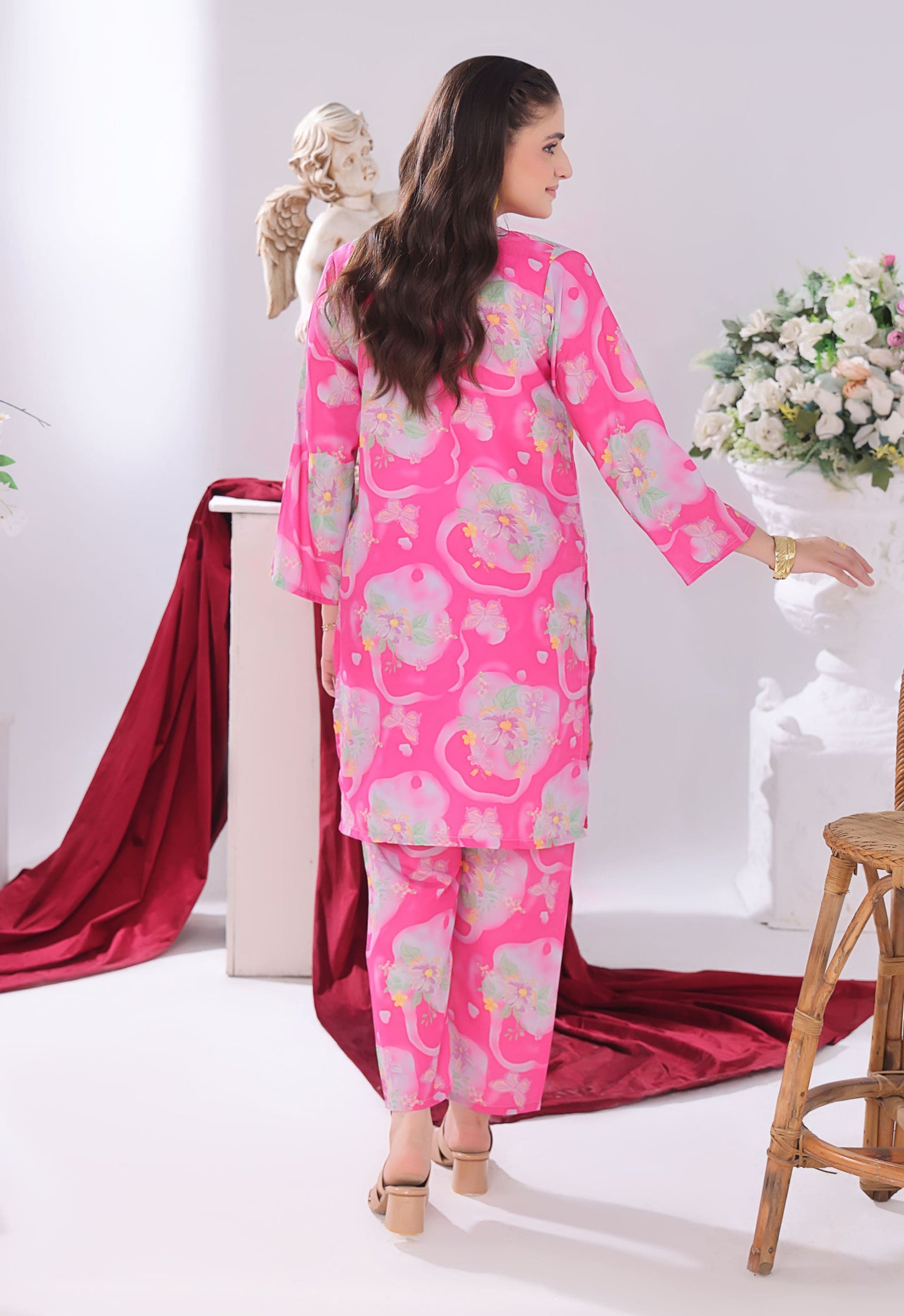 Polawn Printed Stitched 2 Piece Poly Lawn Suit PB-POLY LAWN-107 - Basic Pret