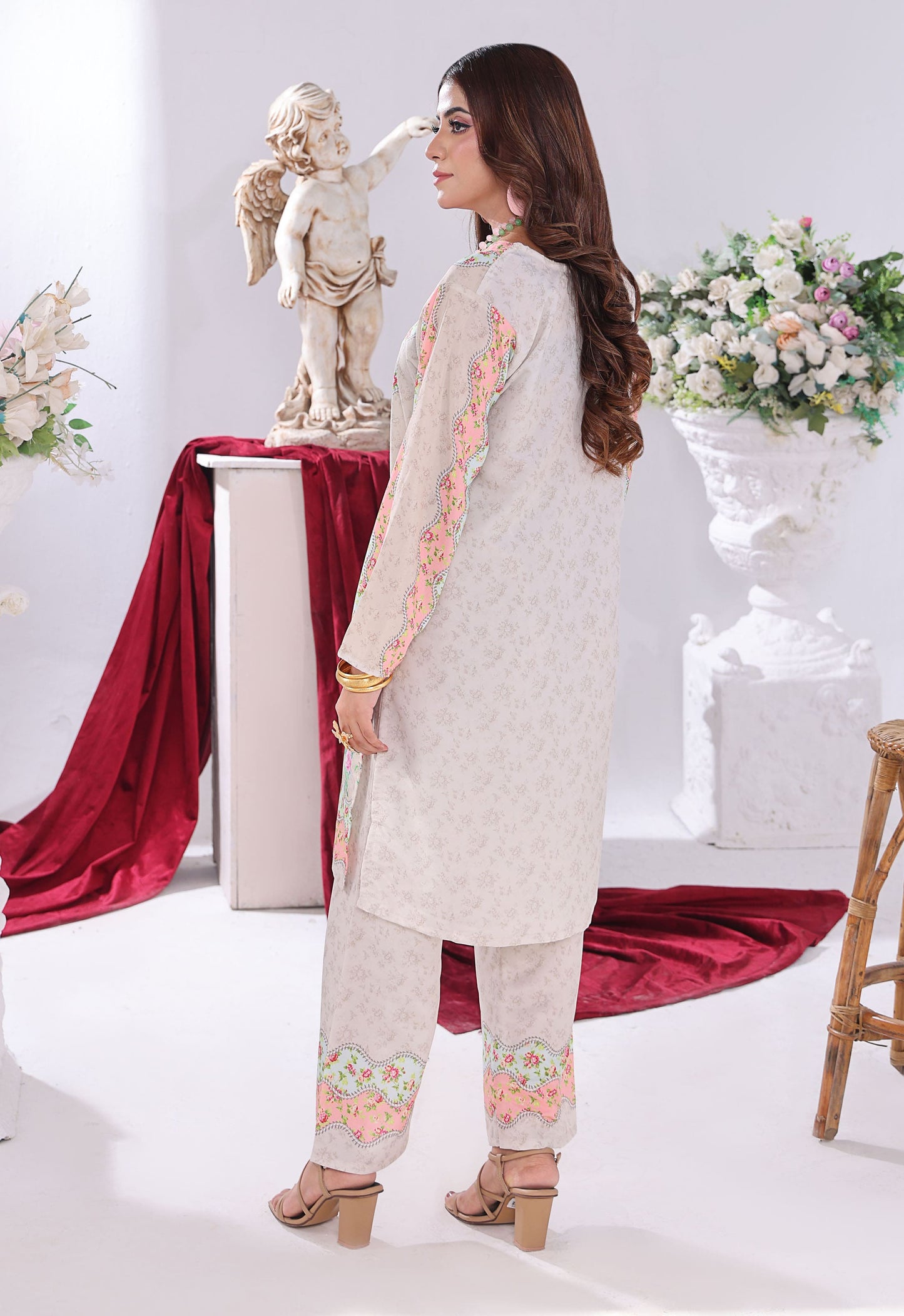 Polawn Printed Stitched 2 Piece Poly Lawn Suit PB-POLY LAWN-108 - Basic Pret
