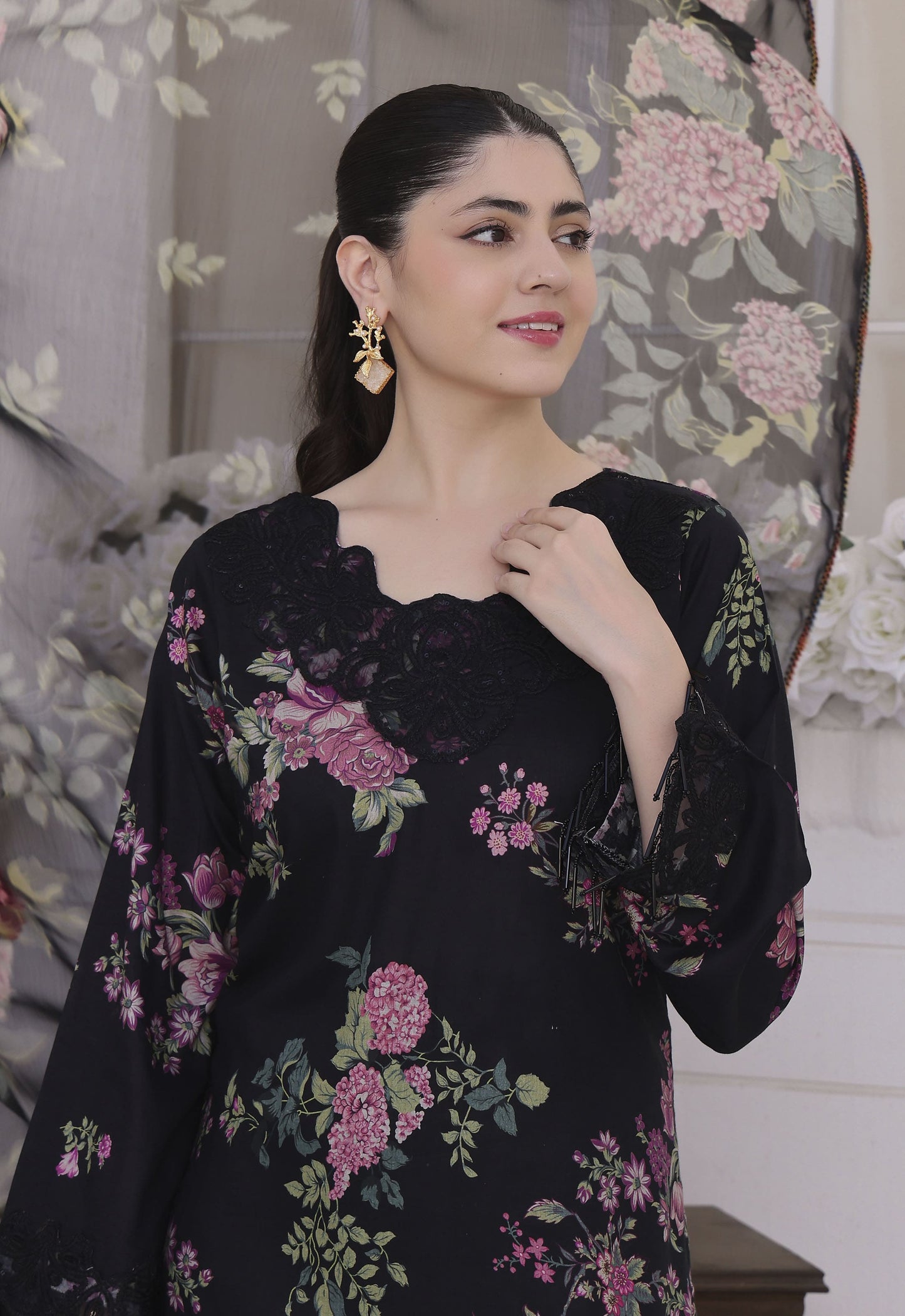 Jhilmil By Polawn Embroidered Stitched 3 Piece Lawn Suit PD-25-424-Ready to Wear