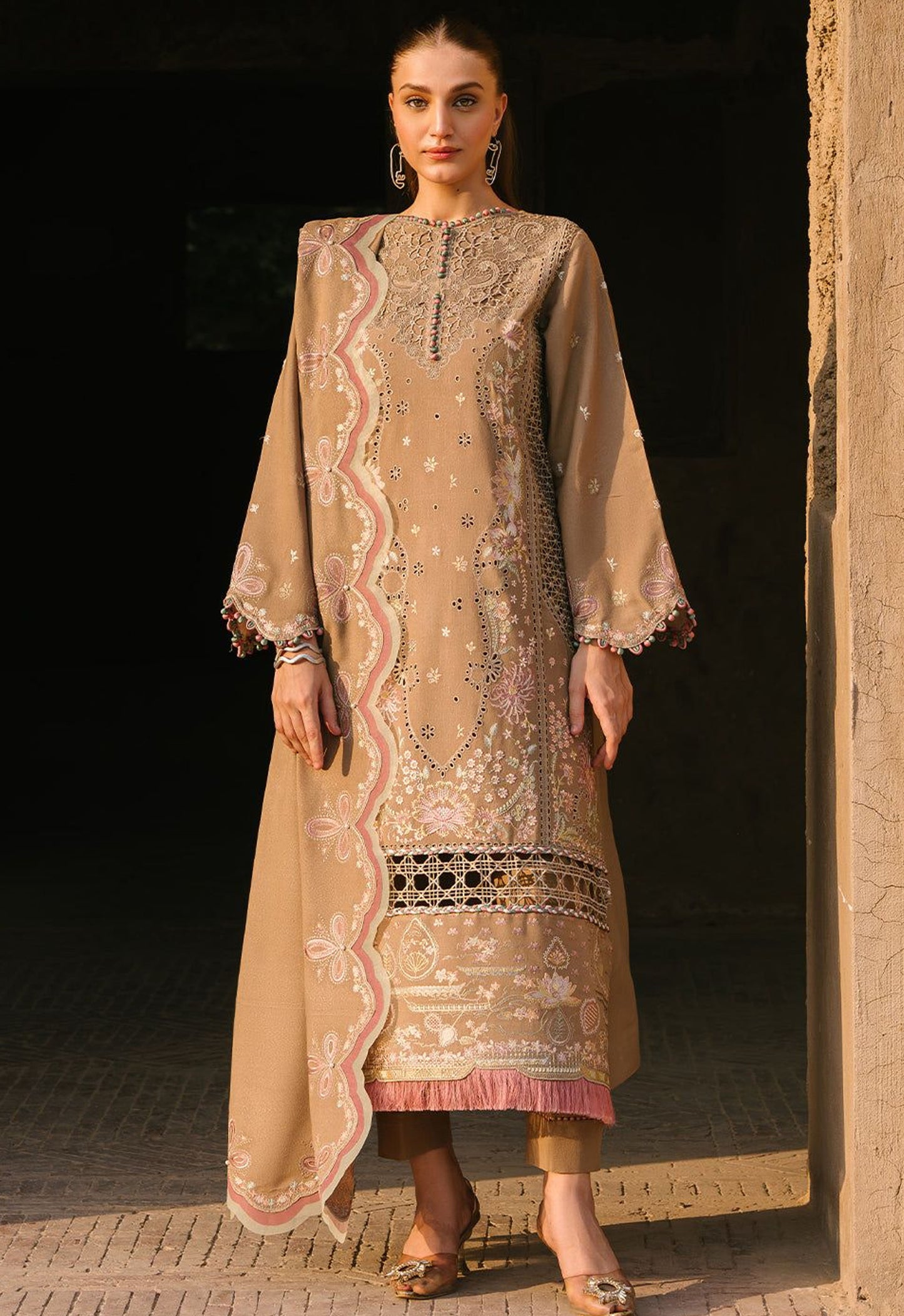 Embroidered Lawn 3 Piece Unstitched Suit BIL-WM-154-A- Summer Collection