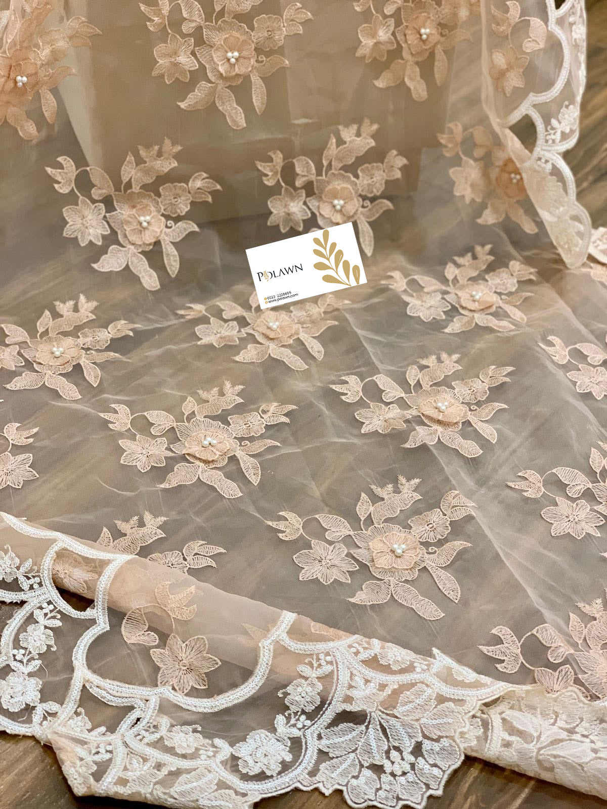 Embroidered Organza 3 Piece Unstitched Suit MBC-BD-2608-23 -Party Wear
