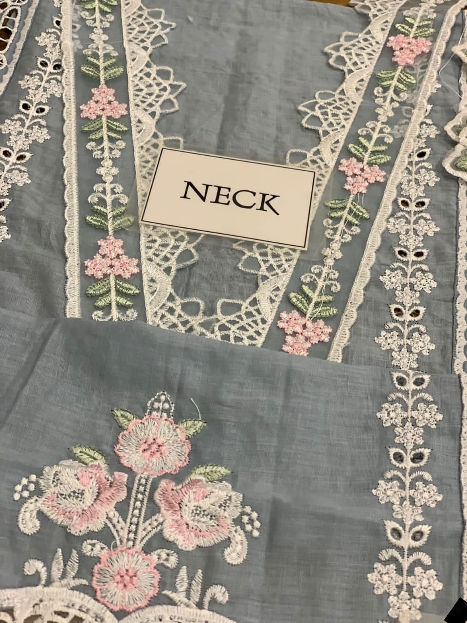 Embroidered Lawn 3 Piece Unstitched Suit MBL-EL-23-10 Summer Collection