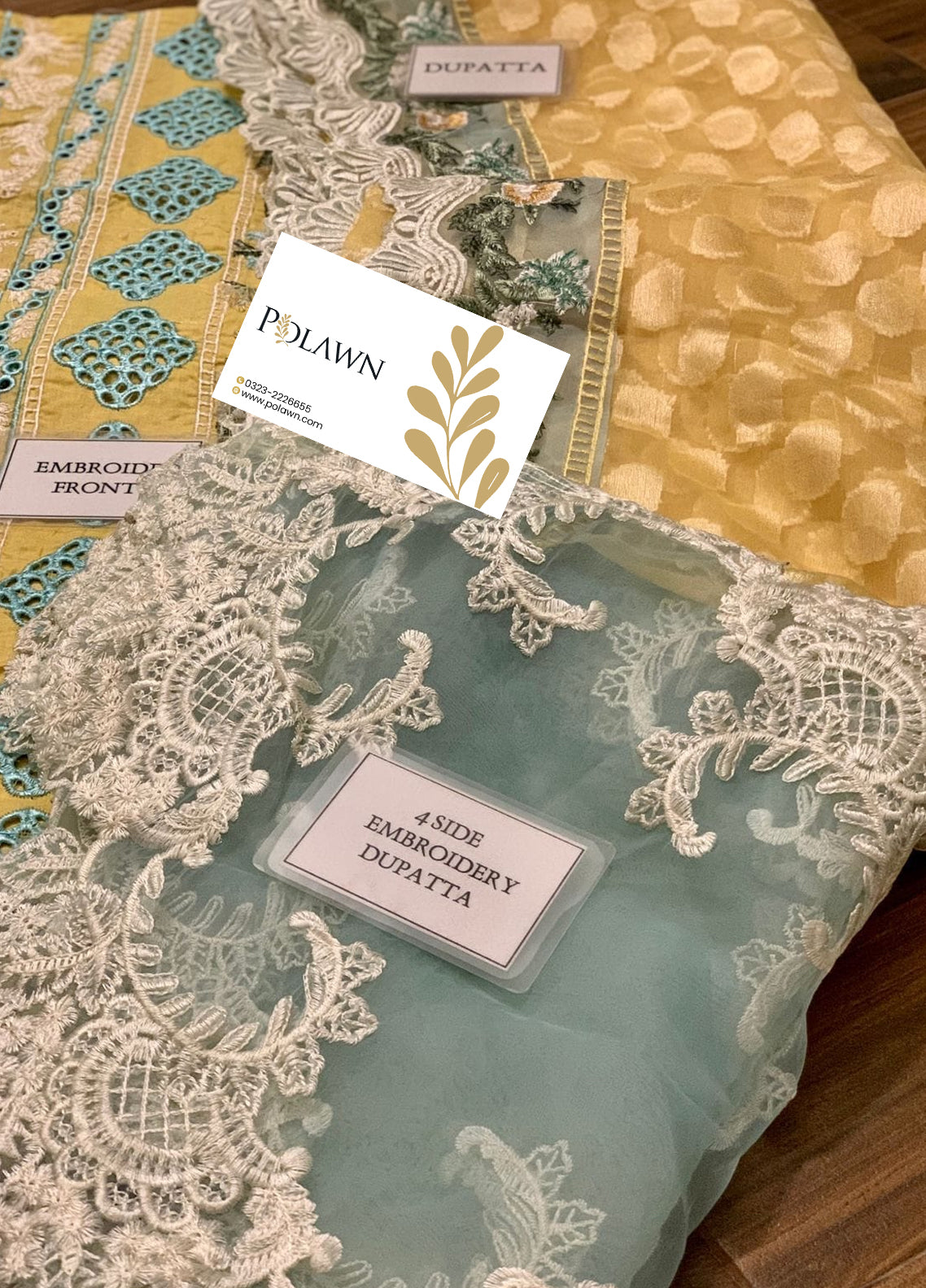 Embroidered Lawn 3 Piece Unstitched Suit CSSL-D05-A-AMBER-22 -Summer Collection