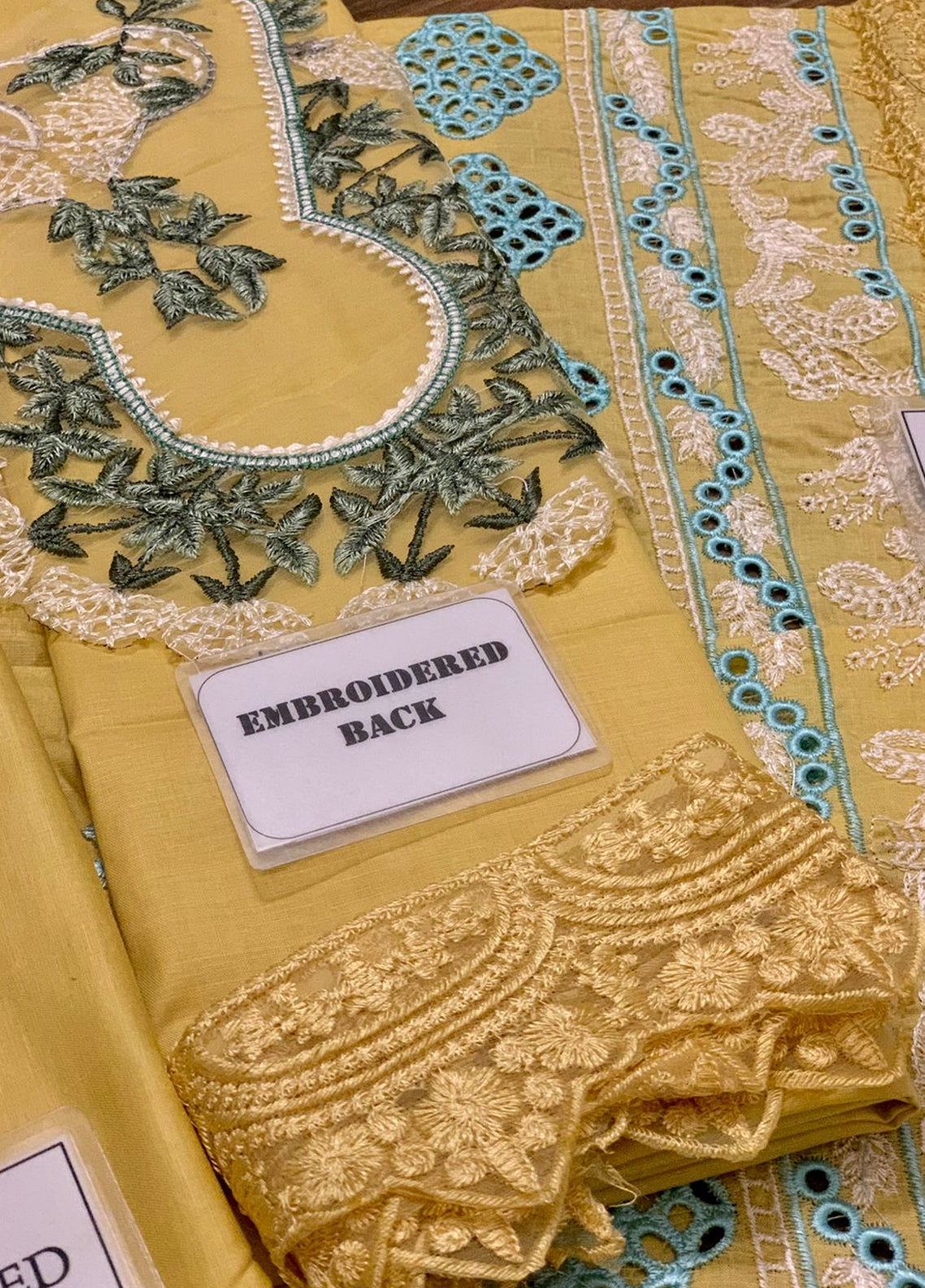 Embroidered Lawn 3 Piece Unstitched Suit CSSL-D05-A-AMBER-22 -Summer Collection