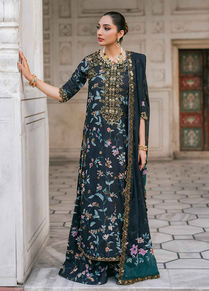 Embroidered Lawn 3 Piece Unstitched Suit IL-UE-317 - Summer Collection