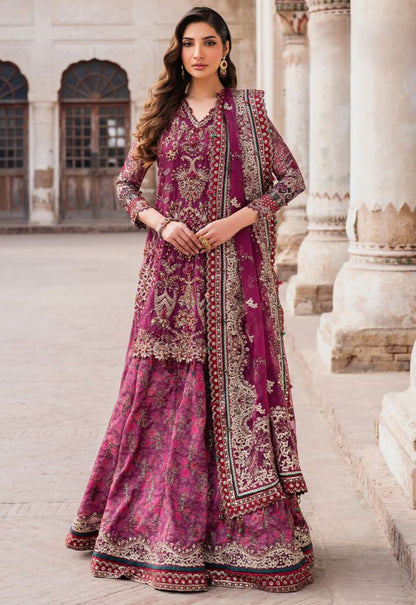 Embroidered Chiffon 3 Piece Unstitched Suit IL-ILC-04 - Party Wear