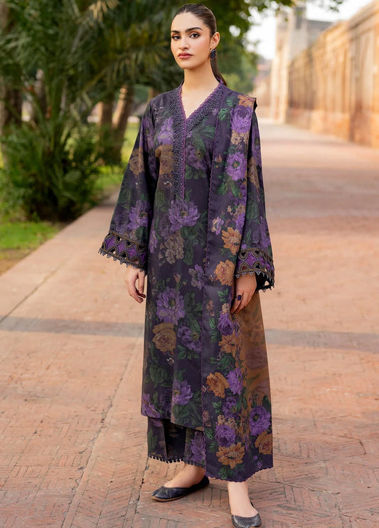 Embroidered Lawn 3 Piece Unstitched Suit BL-SF-723 - Summer Collection