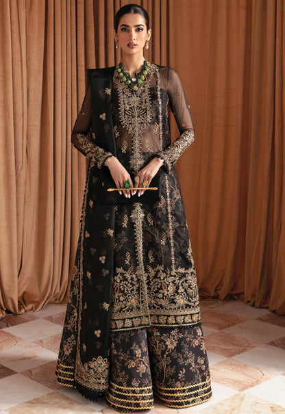 Embroidered Organza 3 Piece Semi Stitched Suit AC-DUSK-25 - Party Wear