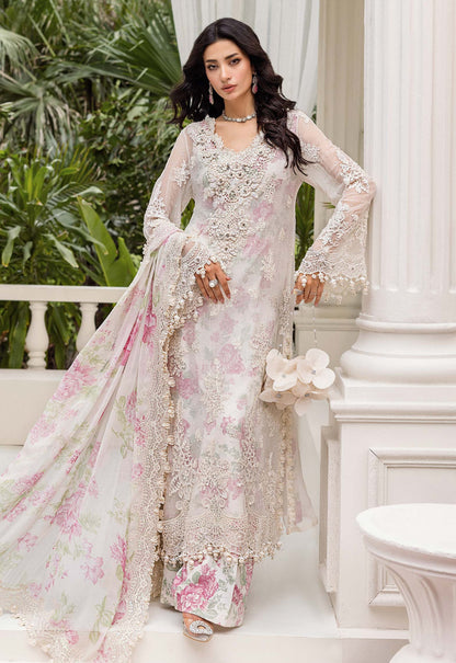 Embroidered Chiffon 3 Piece Unstitched Suit MBC-MPC-25-101 - Party Wear