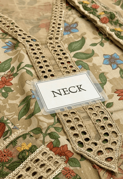 Embroidered Lawn 3 Piece Unstitched Suit BL-UF-4339-A - Summer Collection